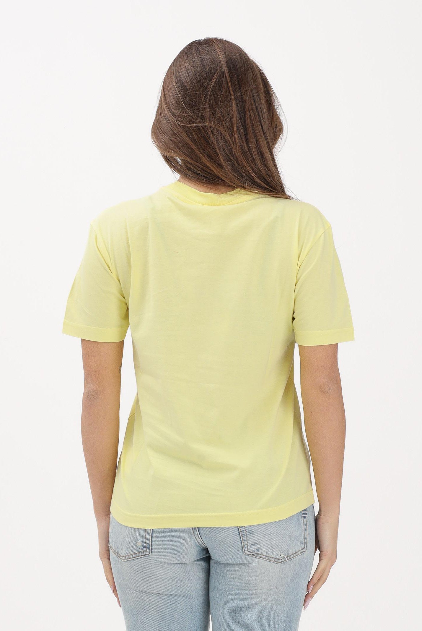 PALM ANGELS T-shirt a manica corta gialla per donna, ragazzi e bambini con stampa orso PGAA002S26JER002 020 PALM ANGELS
