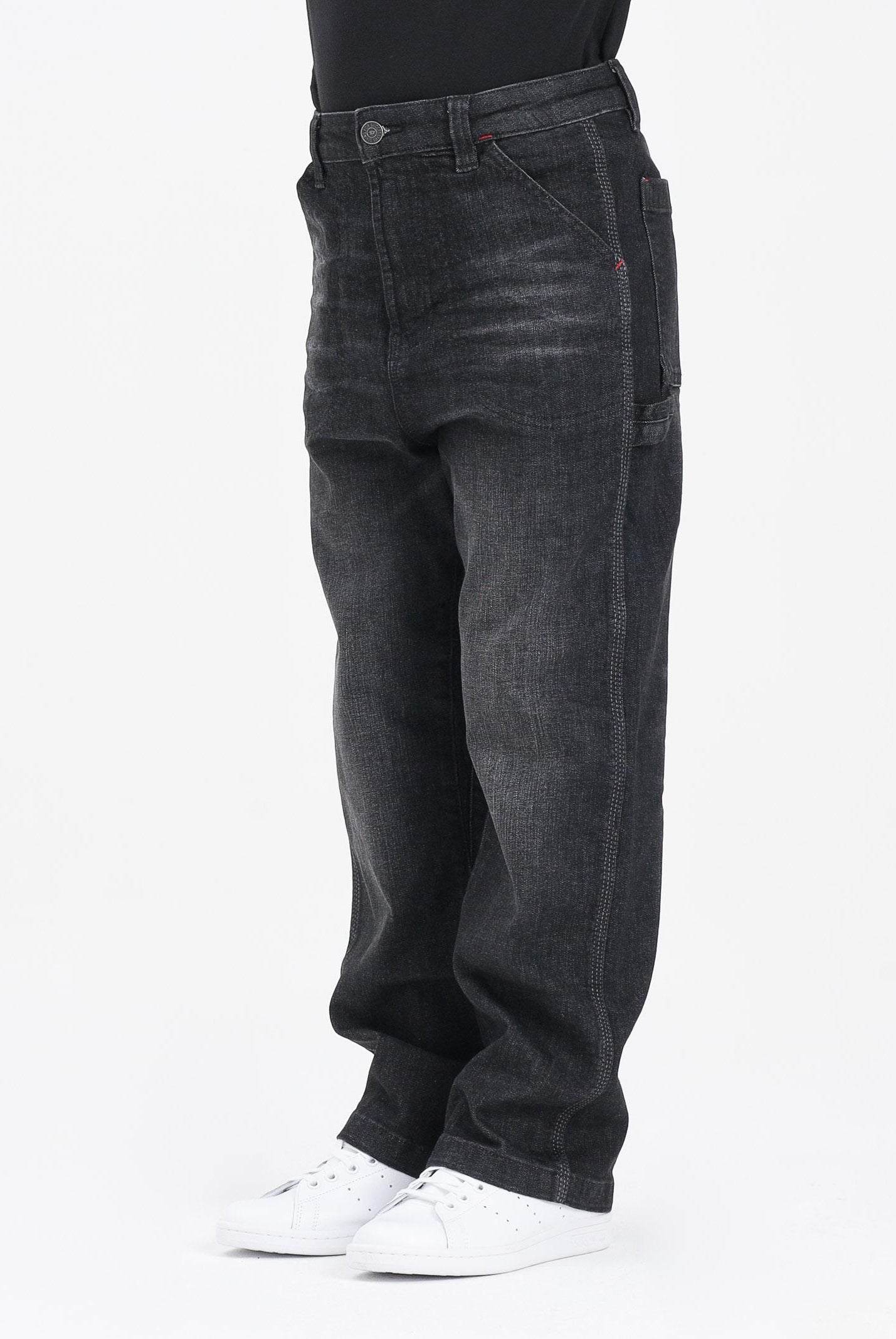 DIESEL Jeans D-Bart in denim nero per donna, ragazzi e bambini J02361KXBQQ K02 DIESEL