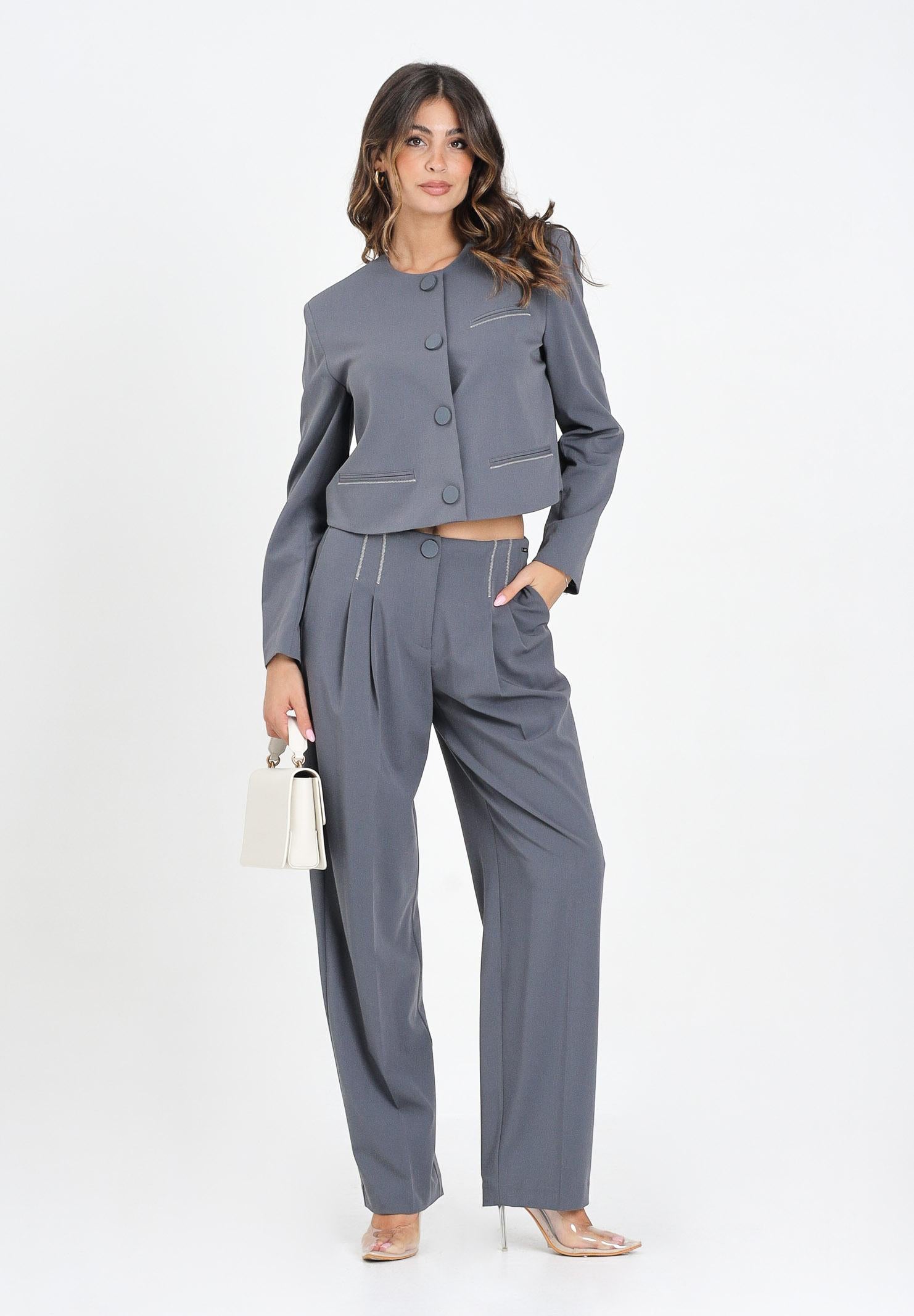 ARMANI EXCHANGE Pantalone elegante grigio da donna XW000657AF16145 U8105 ARMANI EXCHANGE