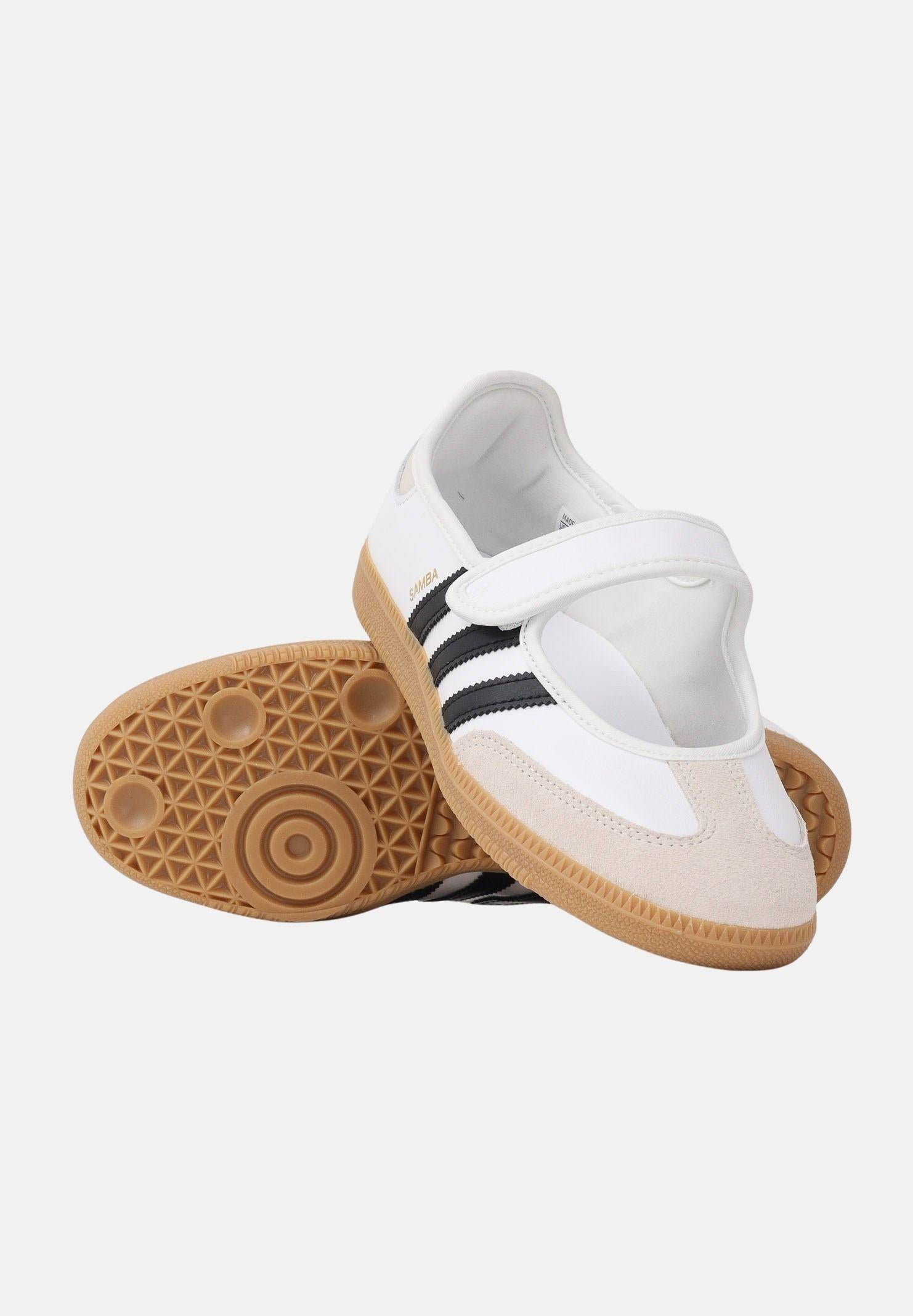 ADIDAS ORIGINALS Ballerine Samba Jane bianche da donna JR1402 . ADIDAS ORIGINALS