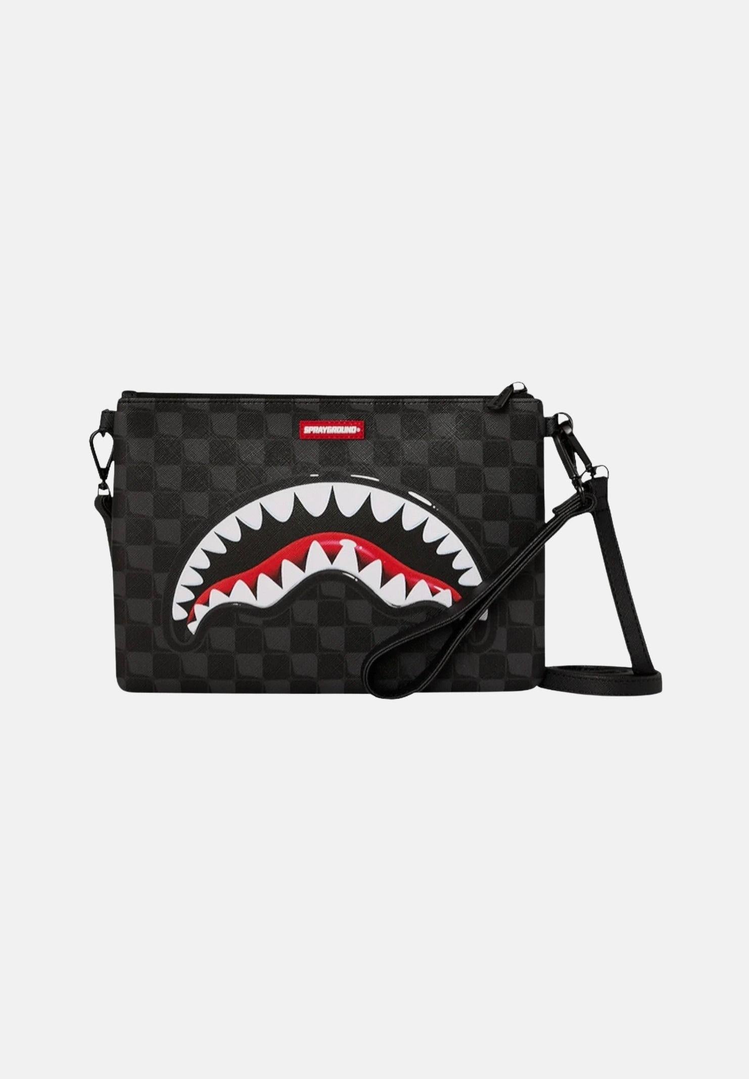 SPRAYGROUND Pochette SIP BALLOON BLACK nera per uomo e donna 910B8948NSZ . SPRAYGROUND