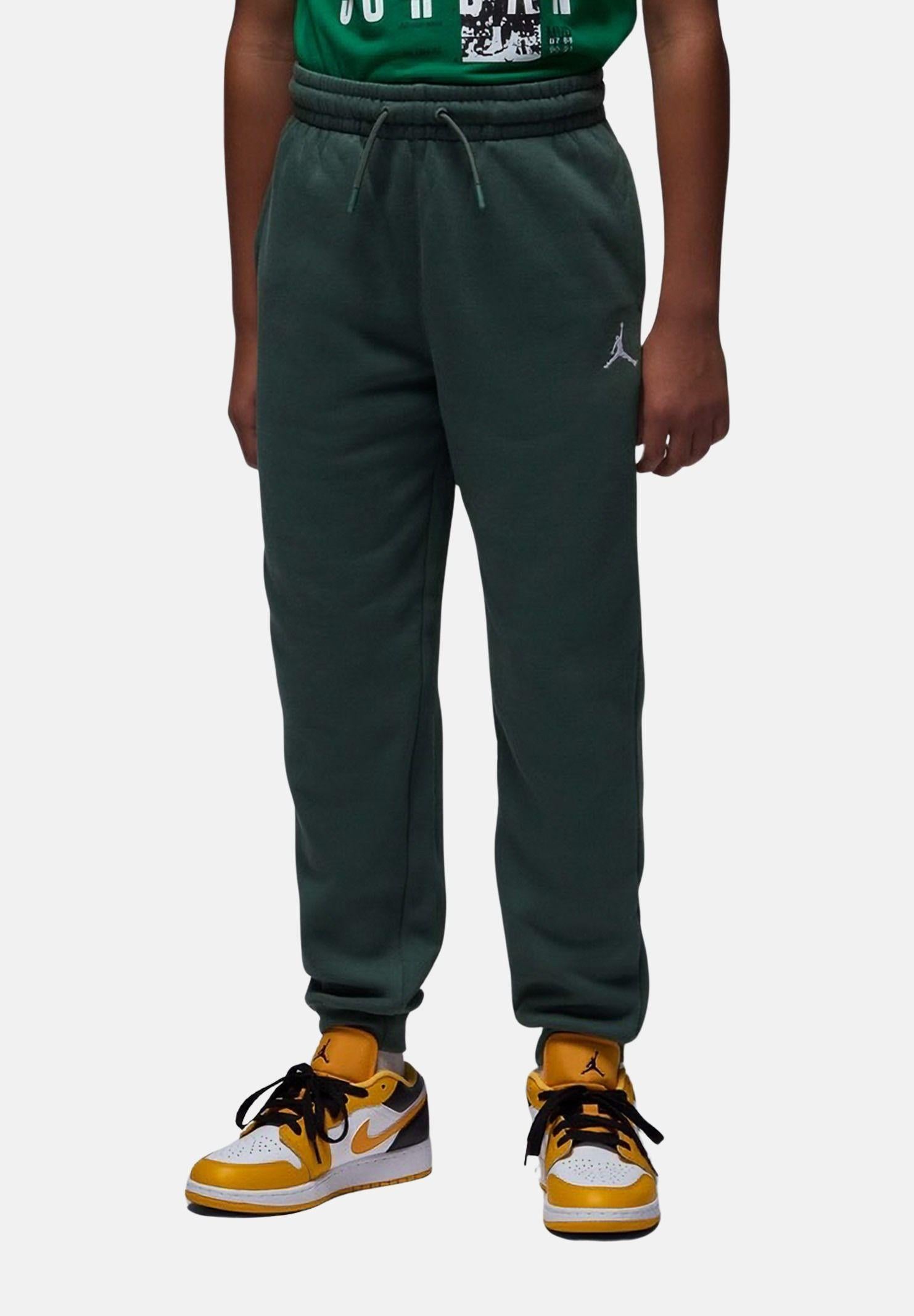 JORDAN Pantalone sportivo Jordan Brooklyn Fleece verde per bambino e bambina 95F113 E8J JORDAN