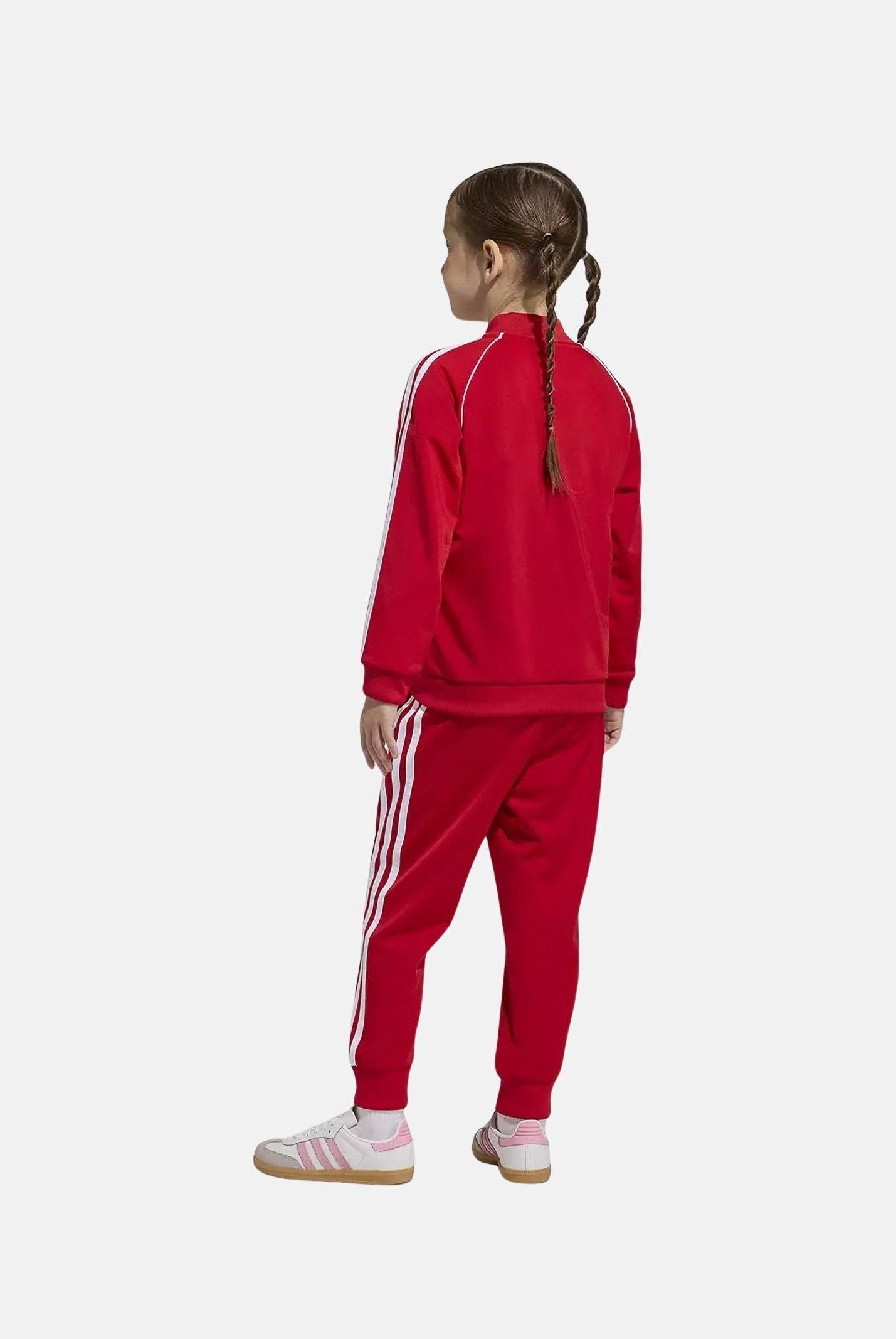 ADIDAS ORIGINALS Tuta SST rossa per bambino e bambina KD5740 . ADIDAS ORIGINALS