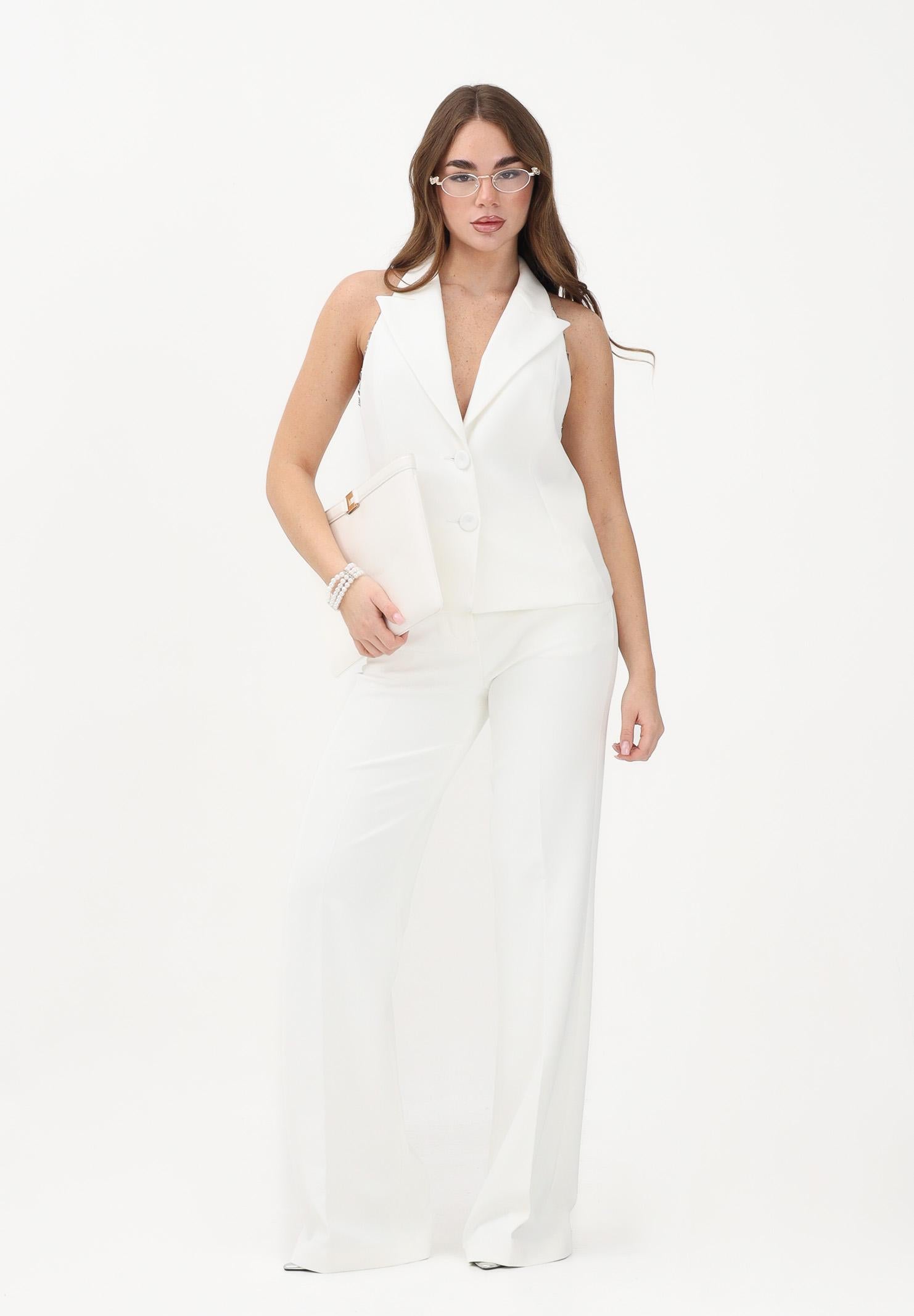 ALMA SANCHEZ Pantalone elegante Mayara bianco da donna AS26011TC MI ALMA SANCHEZ