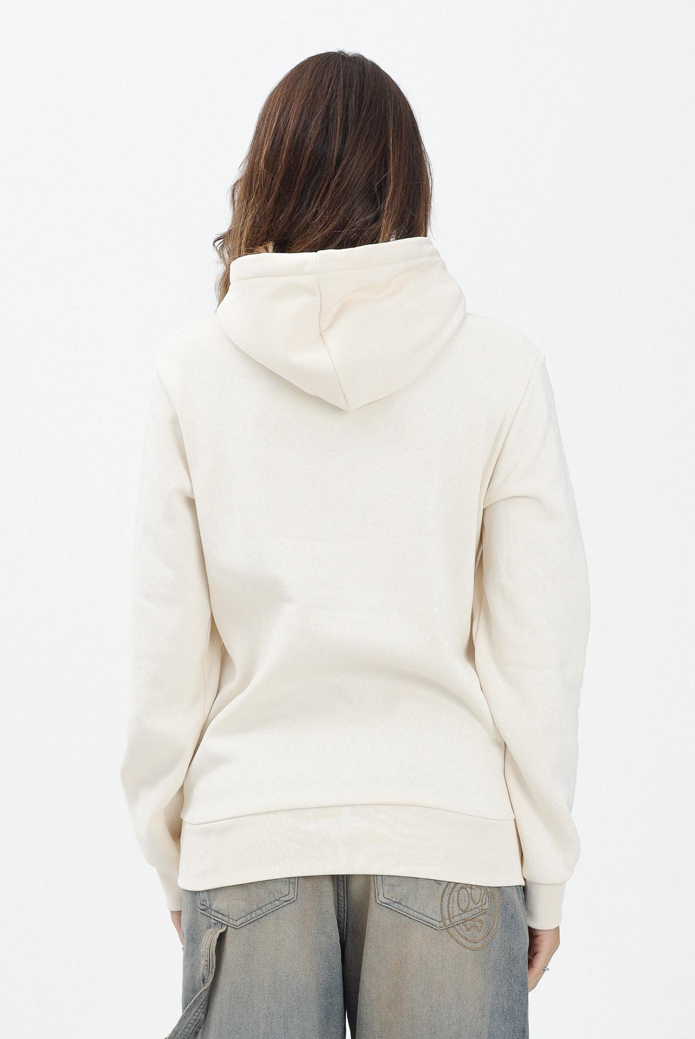 LACOSTE Felpa con cappuccio panna per uomo e donna SH9623 XFJ LACOSTE