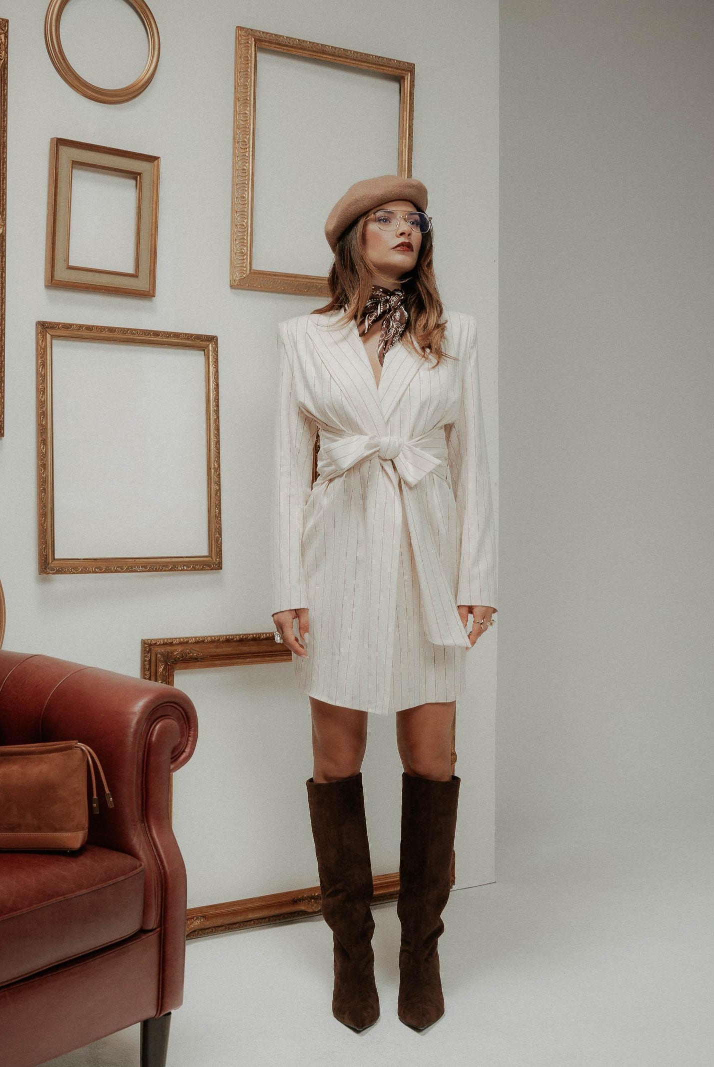 SANTAS Abito corto HÉROÏNE panna da donna PV2604 PA SANTAS