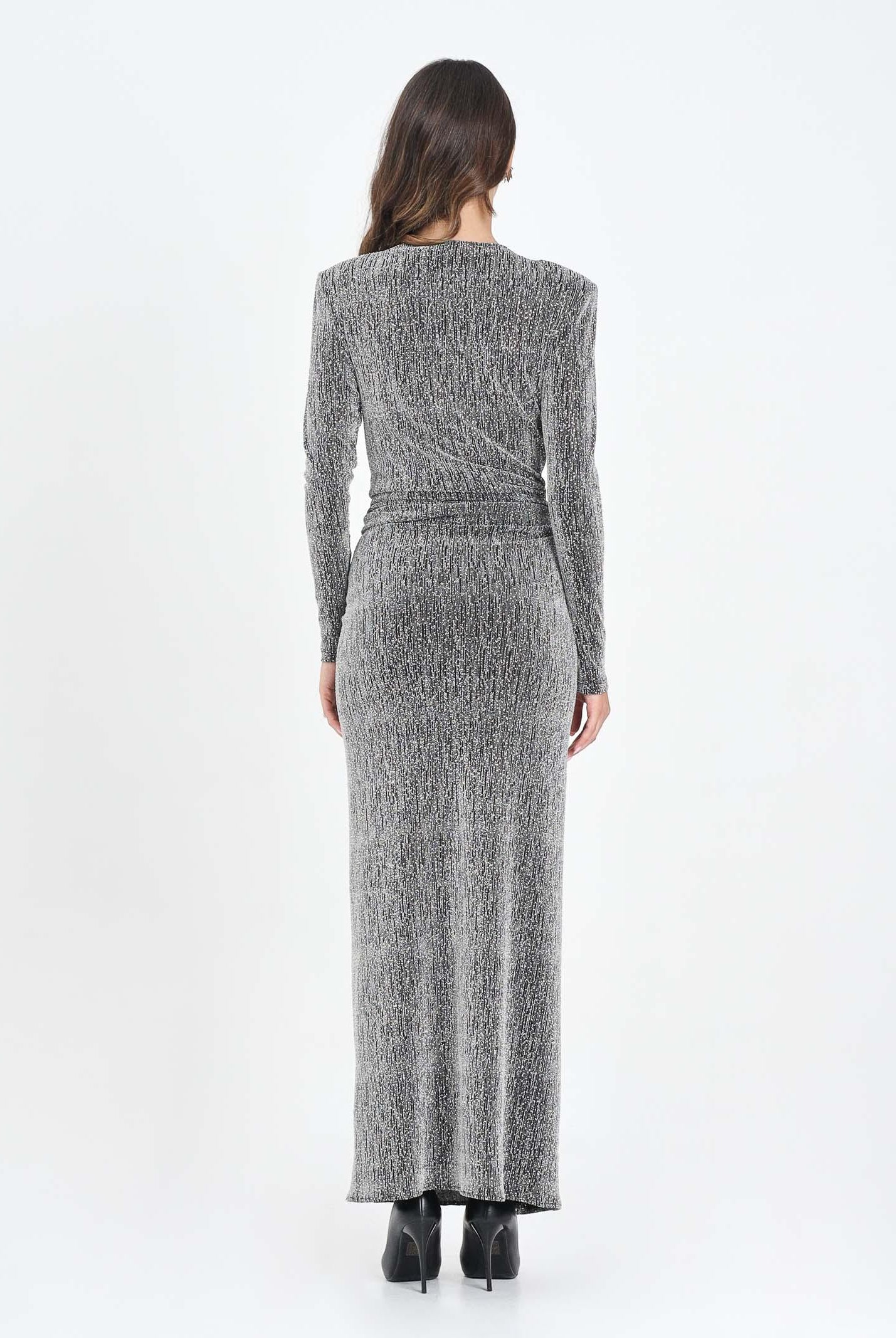 SIMONA CORSELLINI Abito lungo argento da donna A25CEAB10201-C00159 V0000 SIMONA CORSELLINI