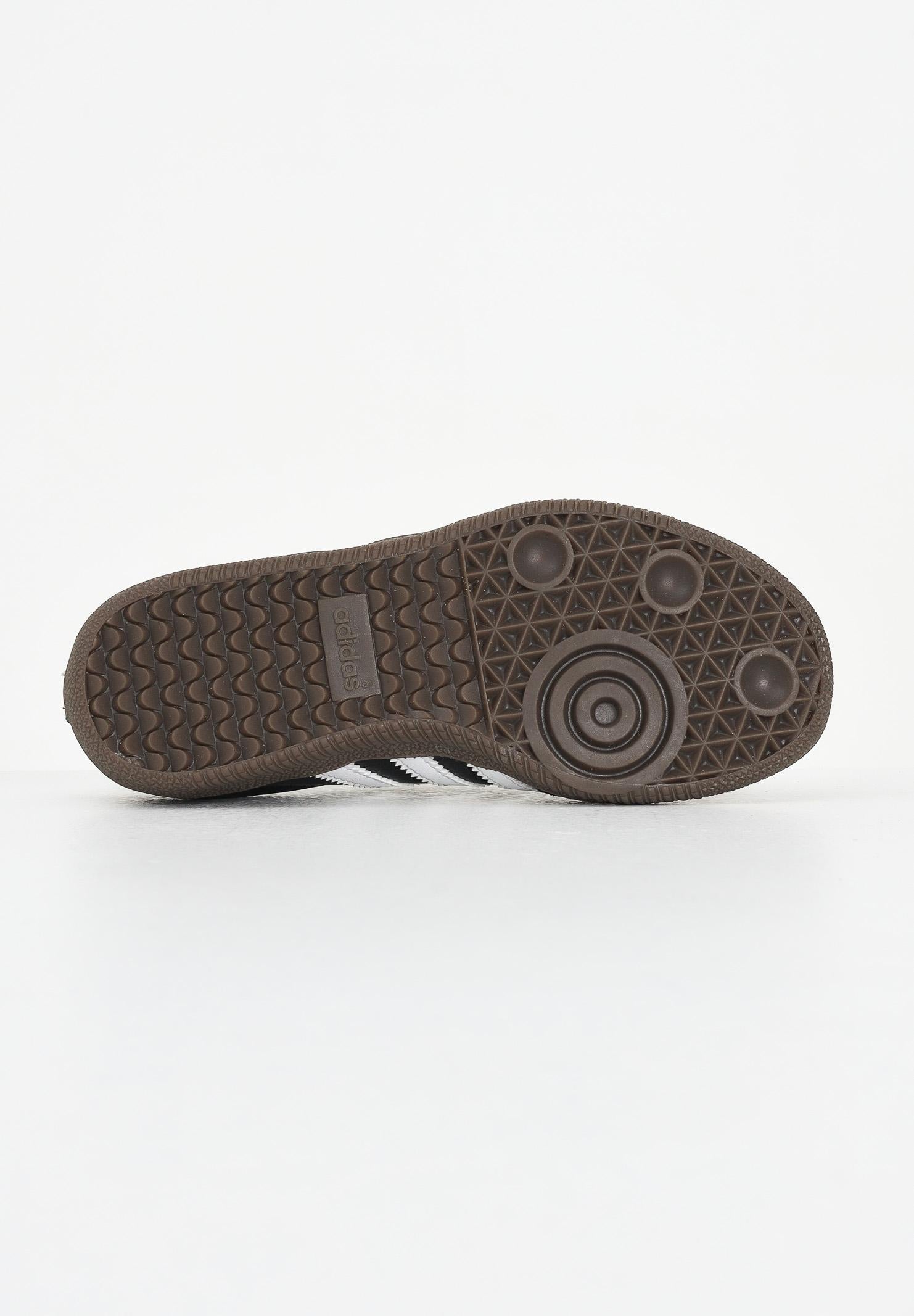 ADIDAS ORIGINALS Sneakers Samba OG Comfort Closure Elastic Lace nere per bambino e bambina JQ6390 . ADIDAS ORIGINALS