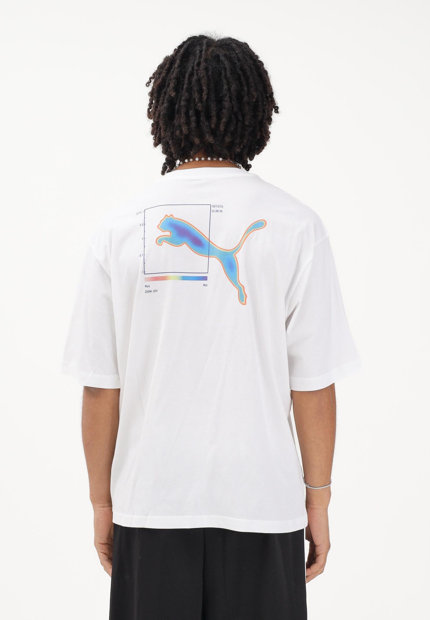 PUMA T-shirt a manica corta Graphic bianca da uomo 691783 02 PUMA