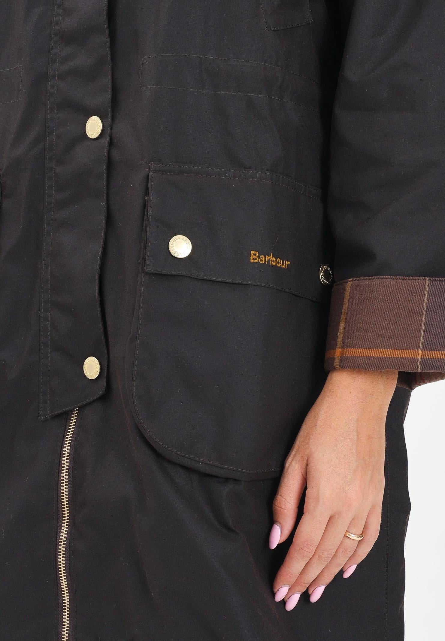 BARBOUR Parka Marcy nero da donna 252MLWX1456 RU91 BARBOUR