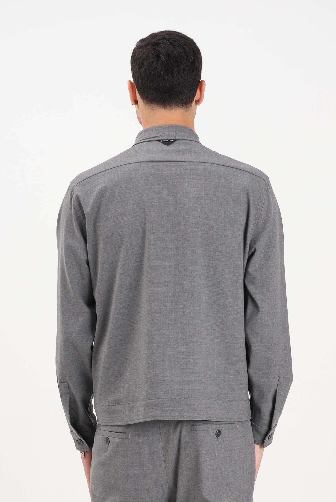 GOLDEN CRAFT Giacca con zip Carry grigia da uomo GC1JFW25266652 N013 GOLDEN CRAFT