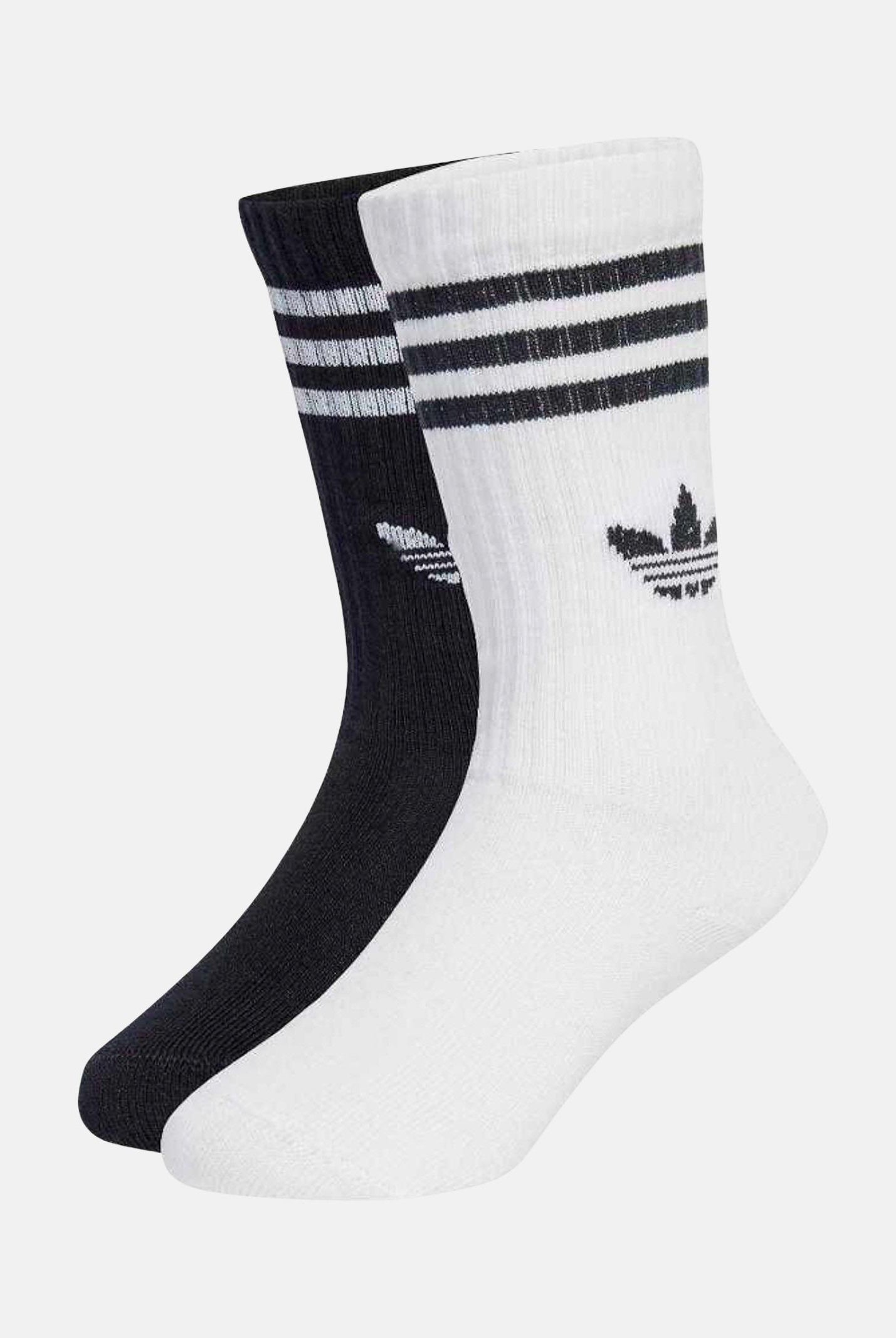 ADIDAS ORGINALS Calzini Crew (3 paia) bianchi e neri per uomo e donna JZ7496 . ADIDAS ORIGINALS