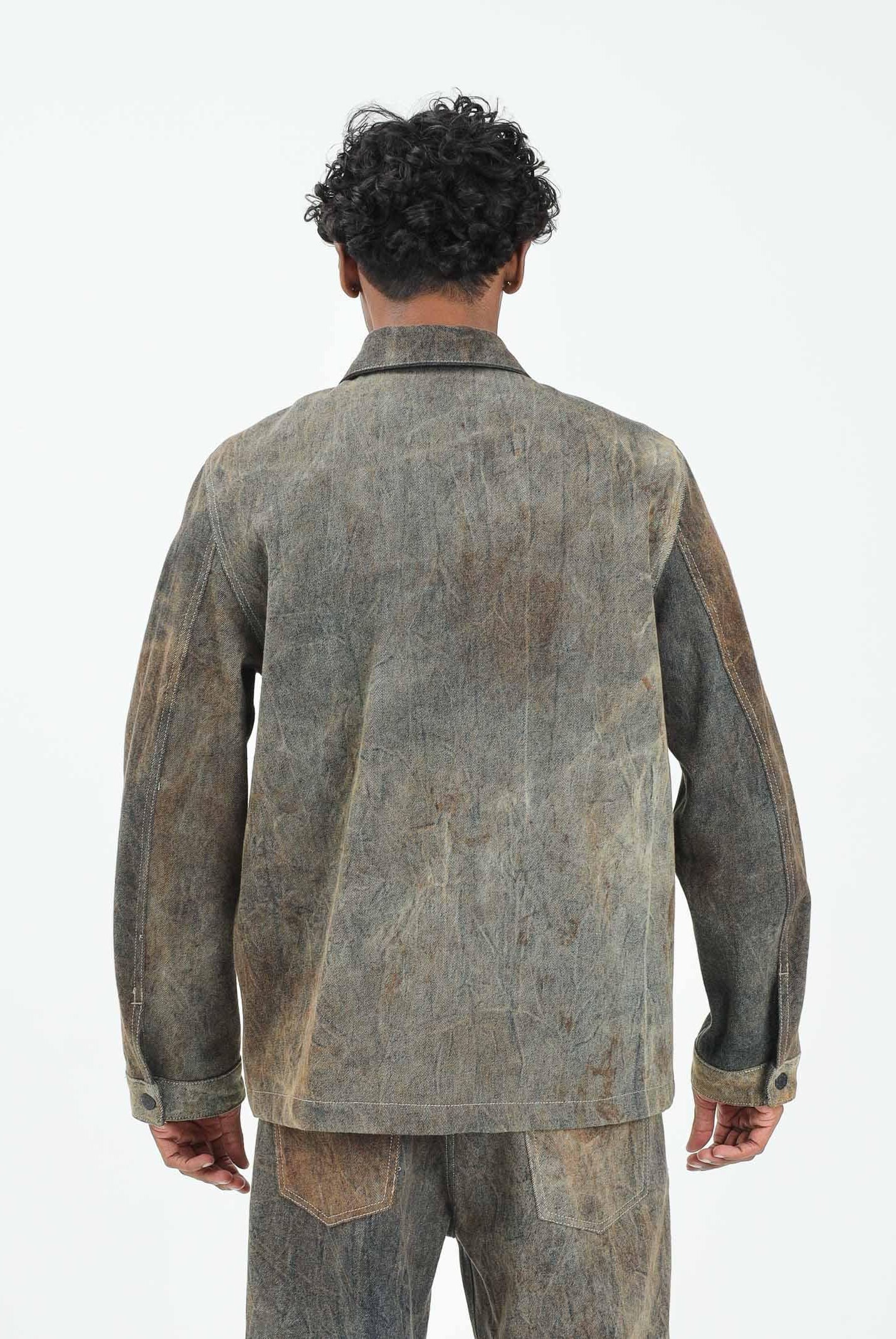 I'M BRIAN Camicia in denim vintage da uomo CA3457 0028 I'M BRIAN