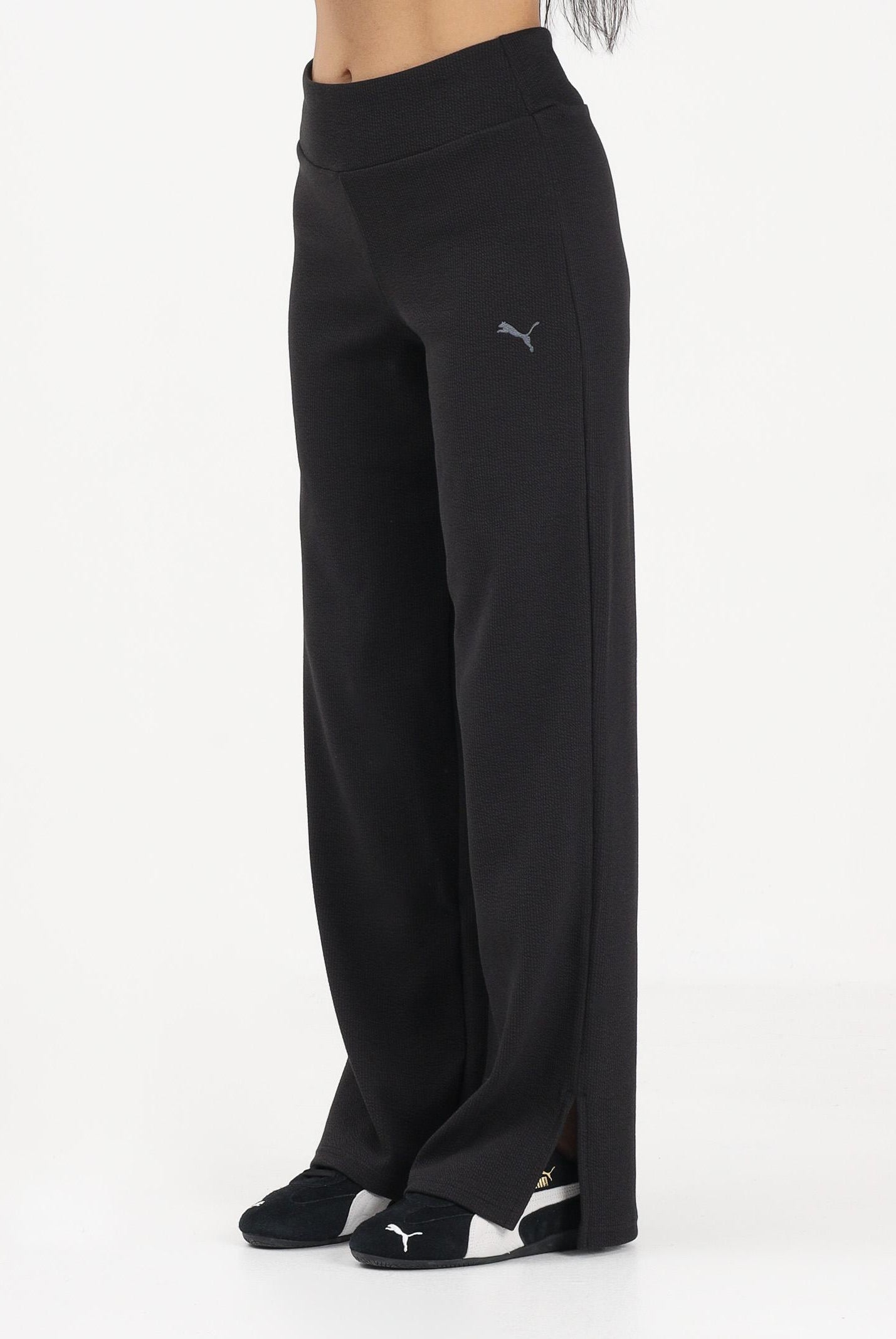 PUMA Pantalone sportivo Essentials Elevated nero da donna 691815 01 PUMA