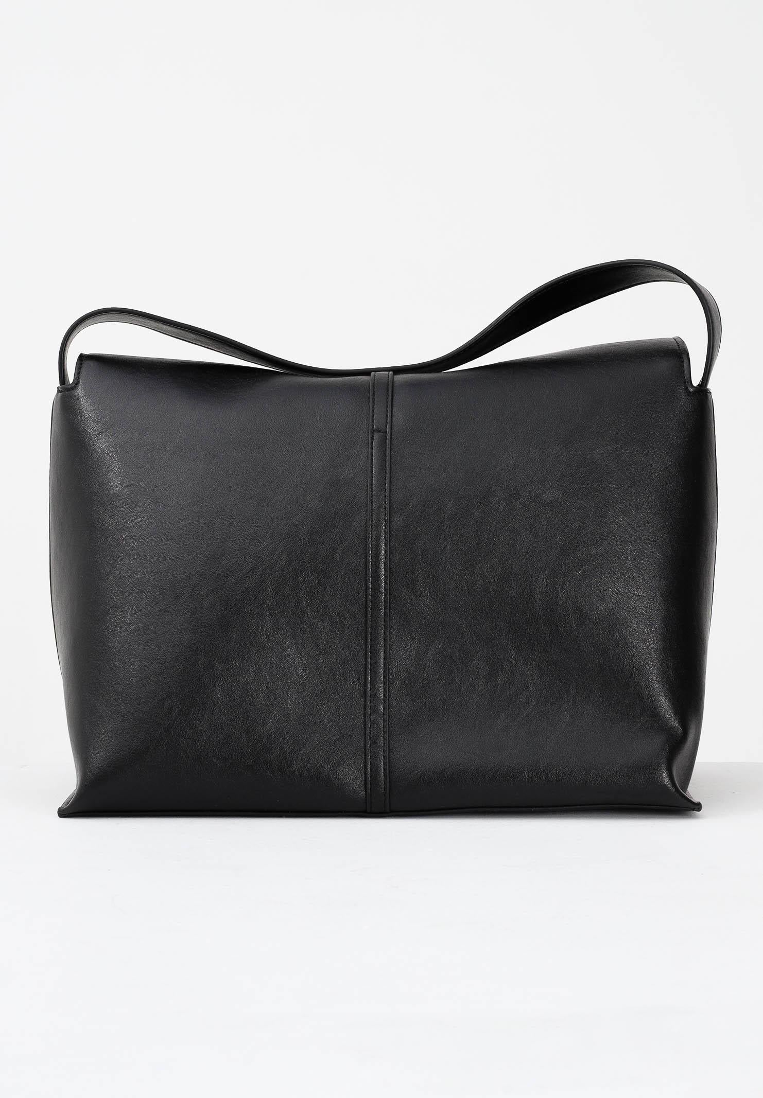 GCDS Shopper nera da donna con ciondolo cubo logato GCDSMMC001 99 GCDS