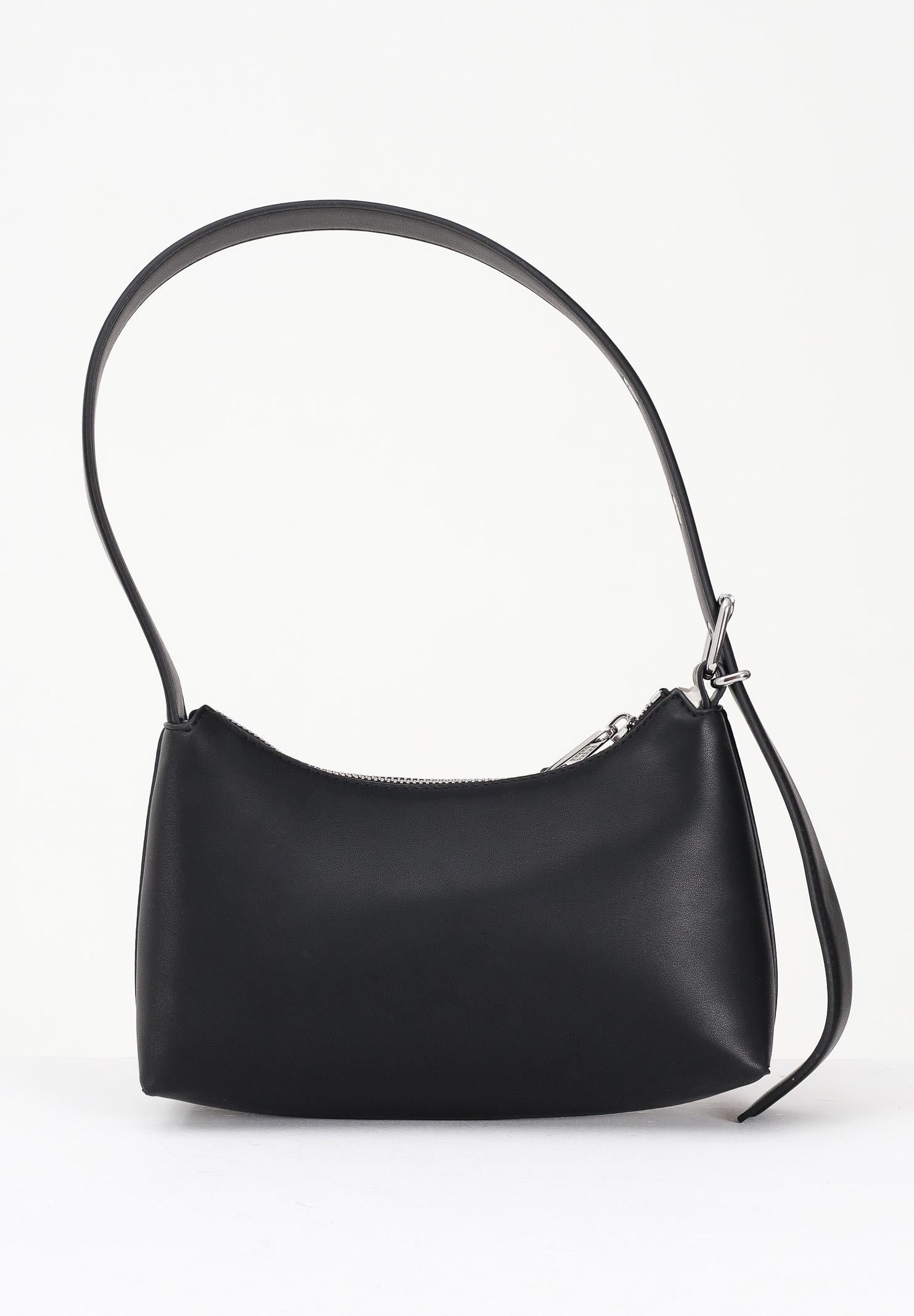 TOMMY JEANS Borsa a spalla nera da donna con logo AW0AW17873 ACG TOMMY JEANS