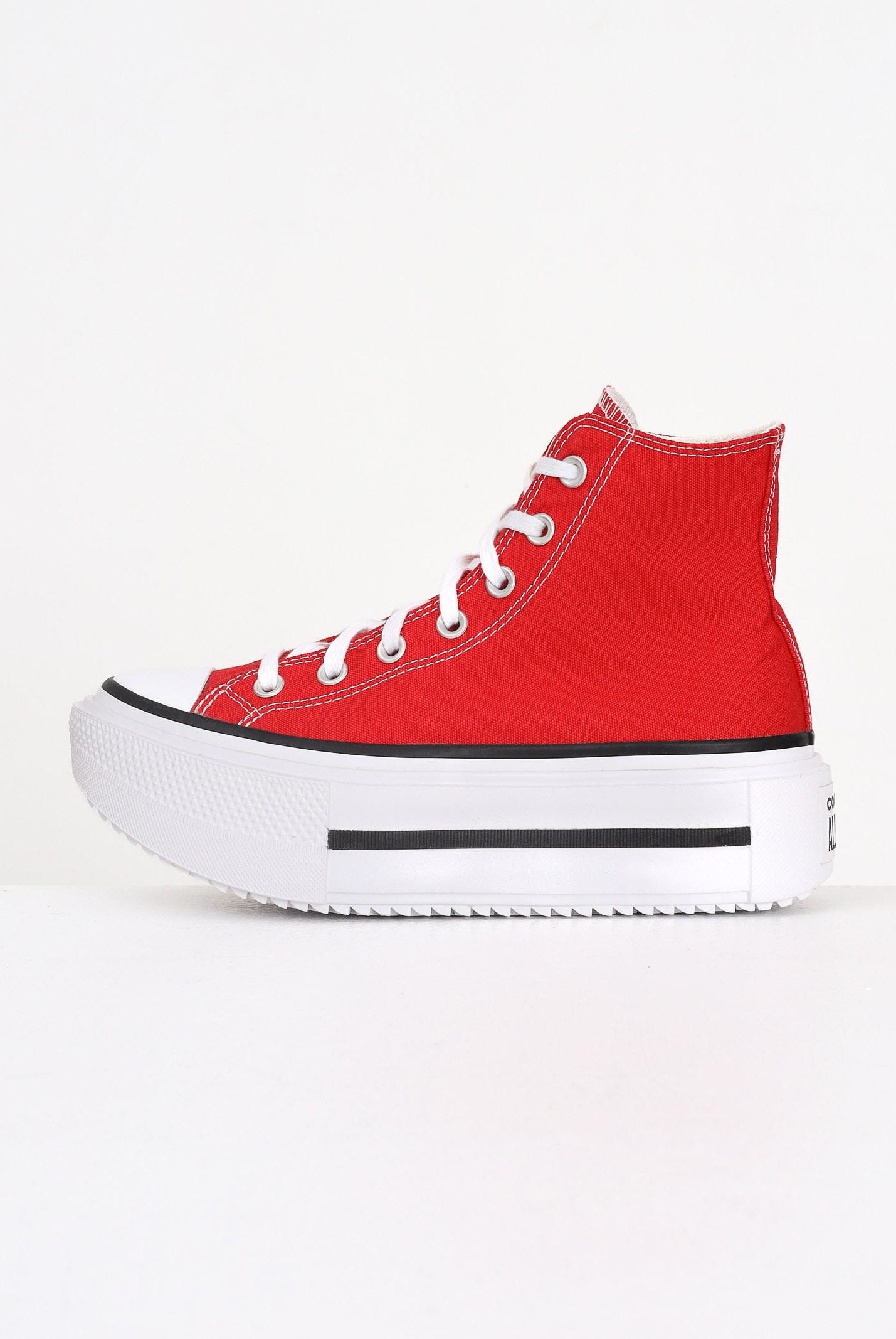 CONVERSE Sneakers Chuck Taylor All Star Lift Double Stack Platform rosse da donna A15542C  CONVERSE