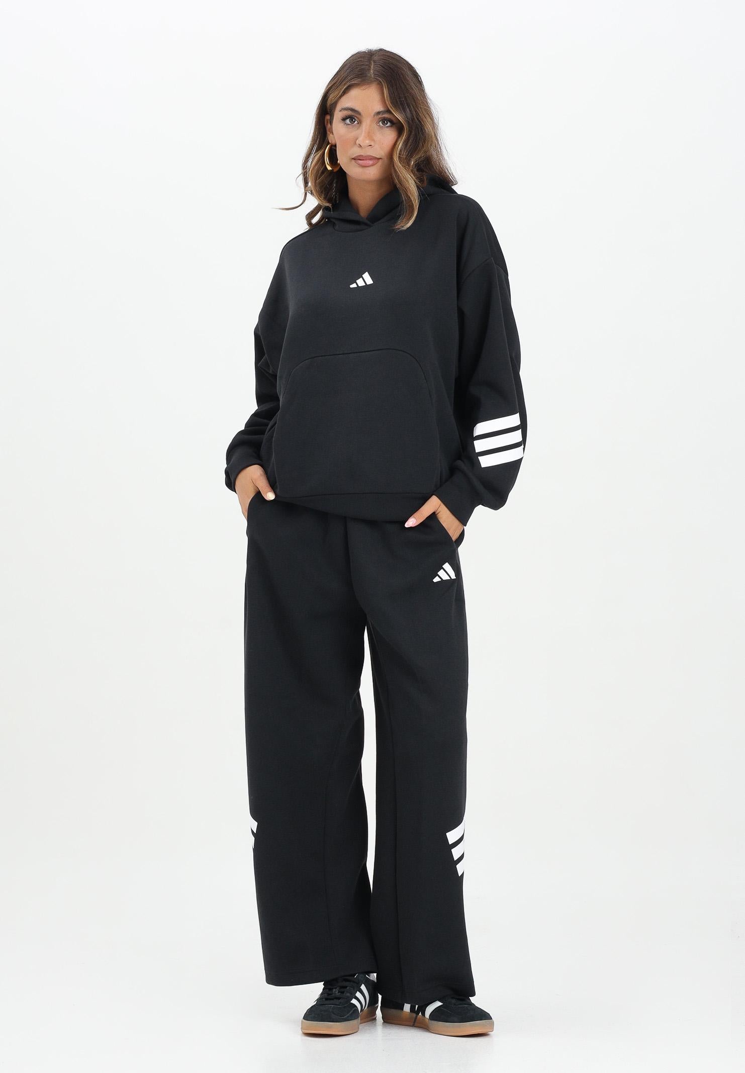 ADIDAS PERFORMANCE Pantalone sportivo Future Icons 3-Stripes Open-Hem nero da donna JE0150 ADIDAS PERFORMANCE