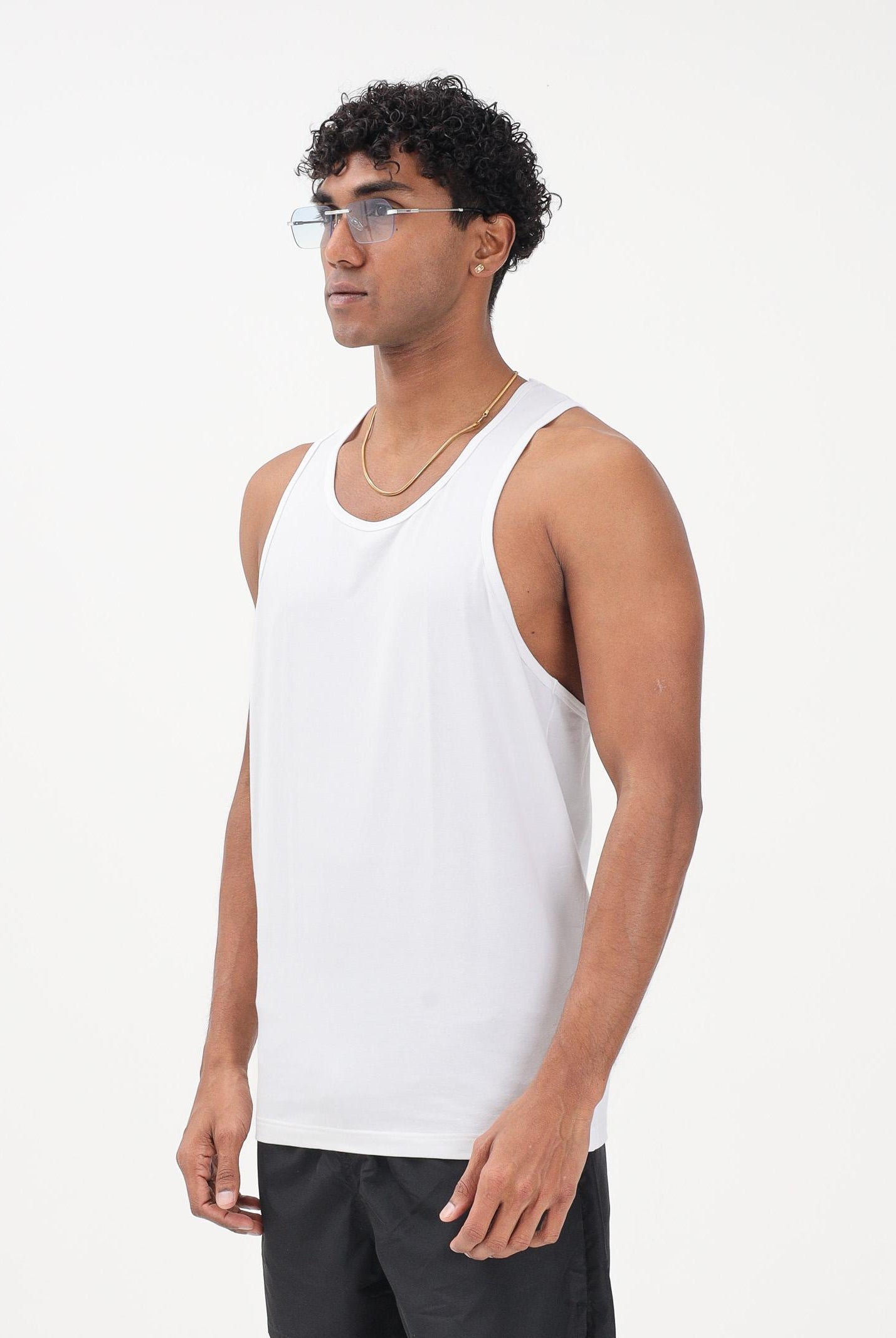 DSQUARED2 Canotta bianca da uomo con logo sul retro D9D446190 110 DSQUARED2