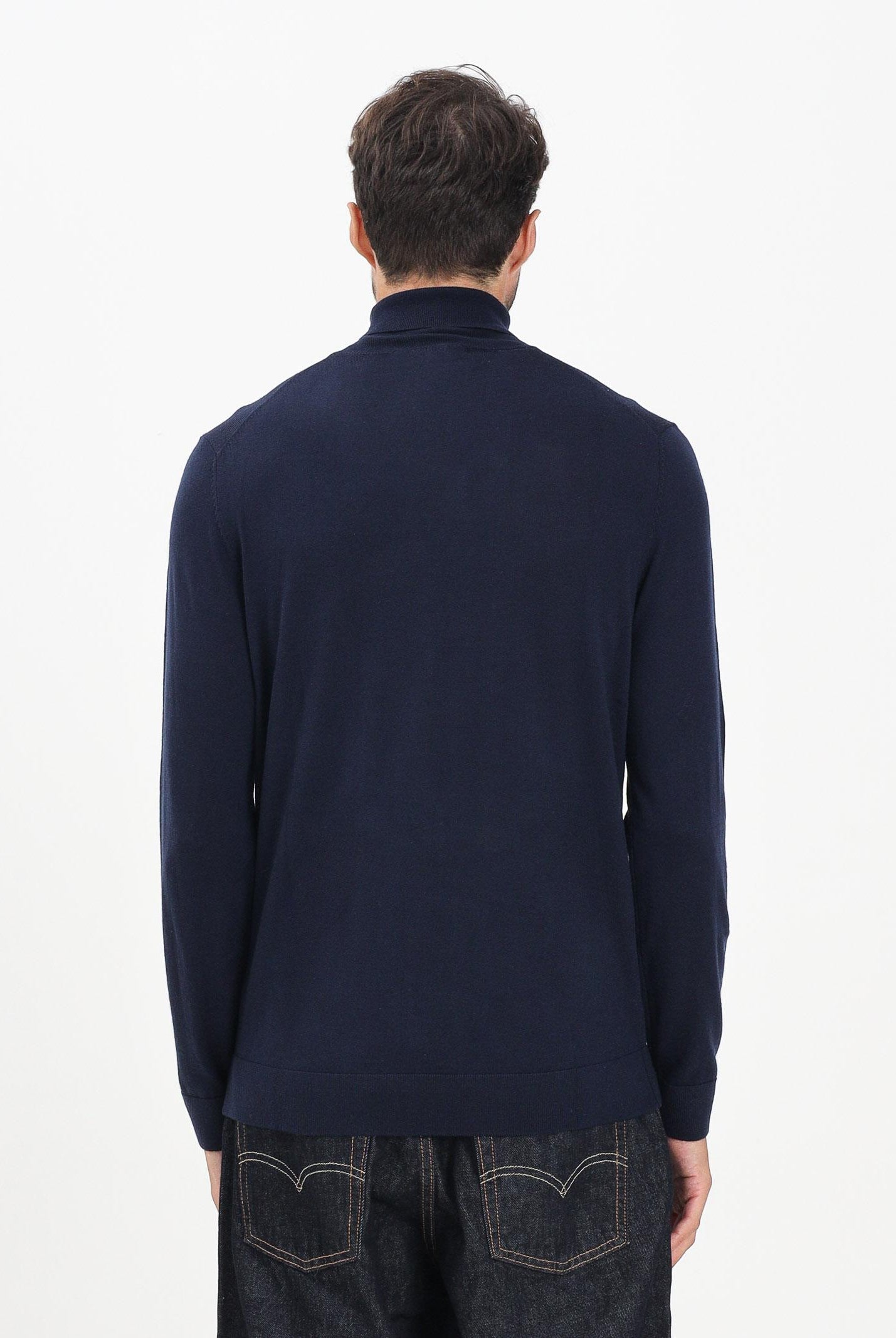 SELECTED HOMME Maglione a collo alto blu da uomo 16094653 NavyBlazer SELECTED HOMME