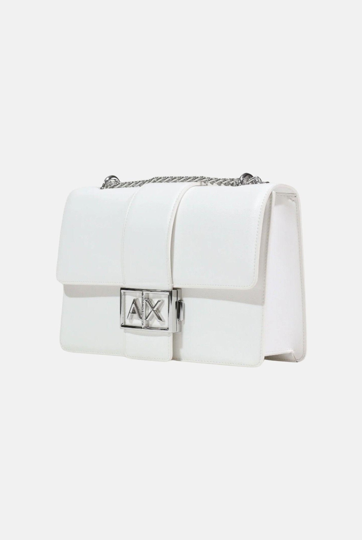ARMANI EXCHANGE Borsa a tracolla bianca da donna con logo XW000070AF12039 U0011 ARMANI EXCHANGE