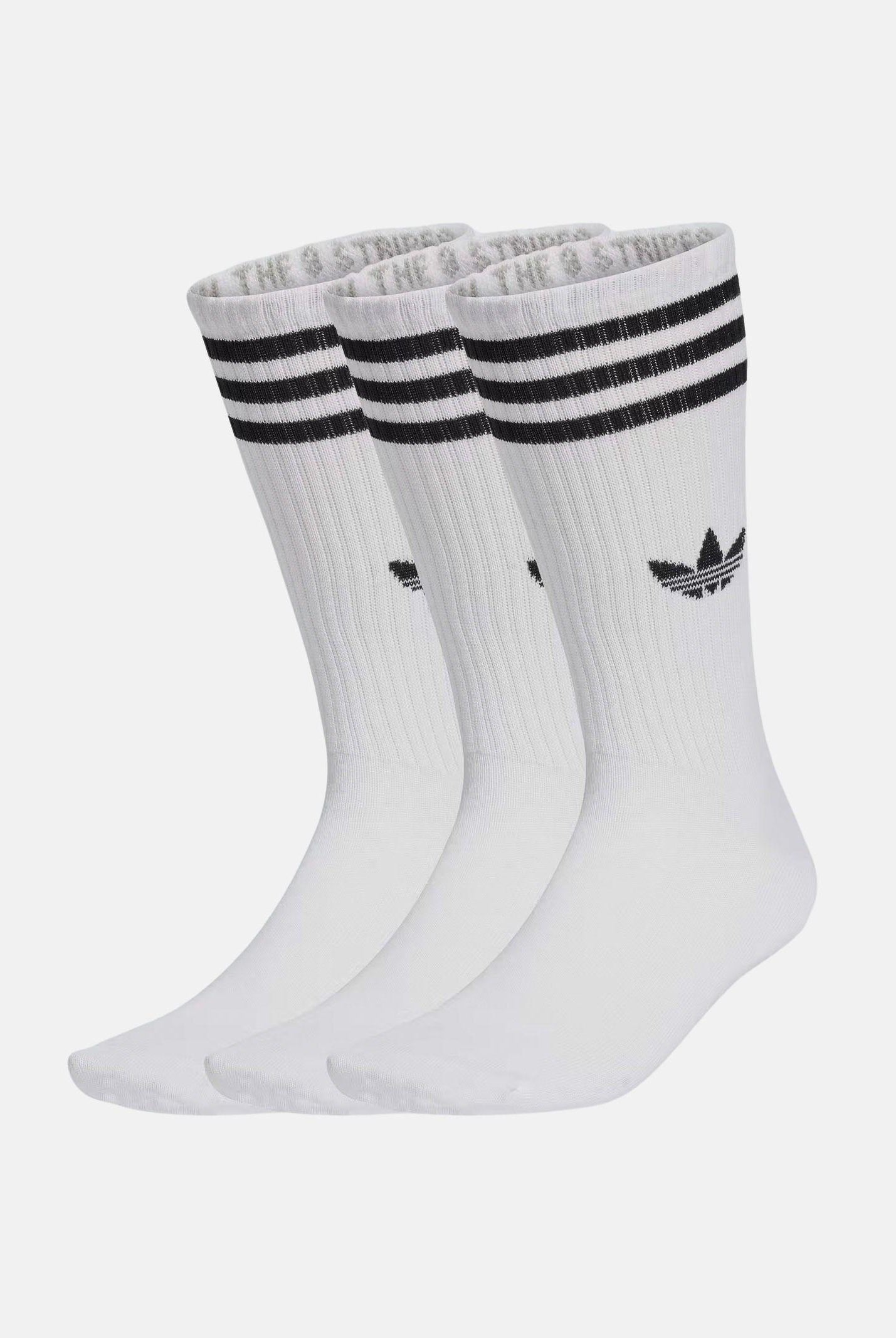 ADIDAS ORIGINALS Calzini (3 paia) 3-Stripes High bianchi per uomo e donna JV7416 . ADIDAS ORIGINALS
