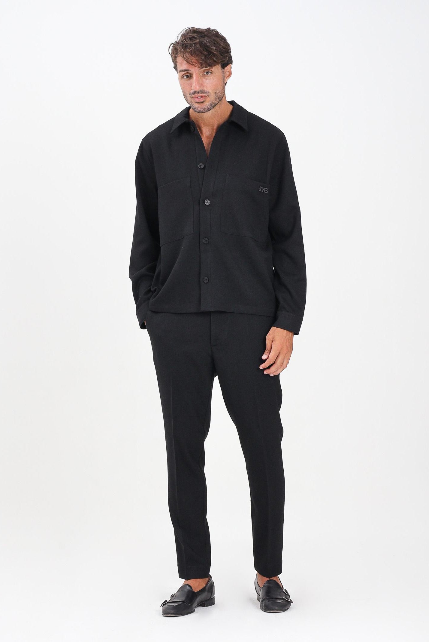 I'M BRIAN Pantalone elegante nero da uomo PA3492 009 I'M BRIAN