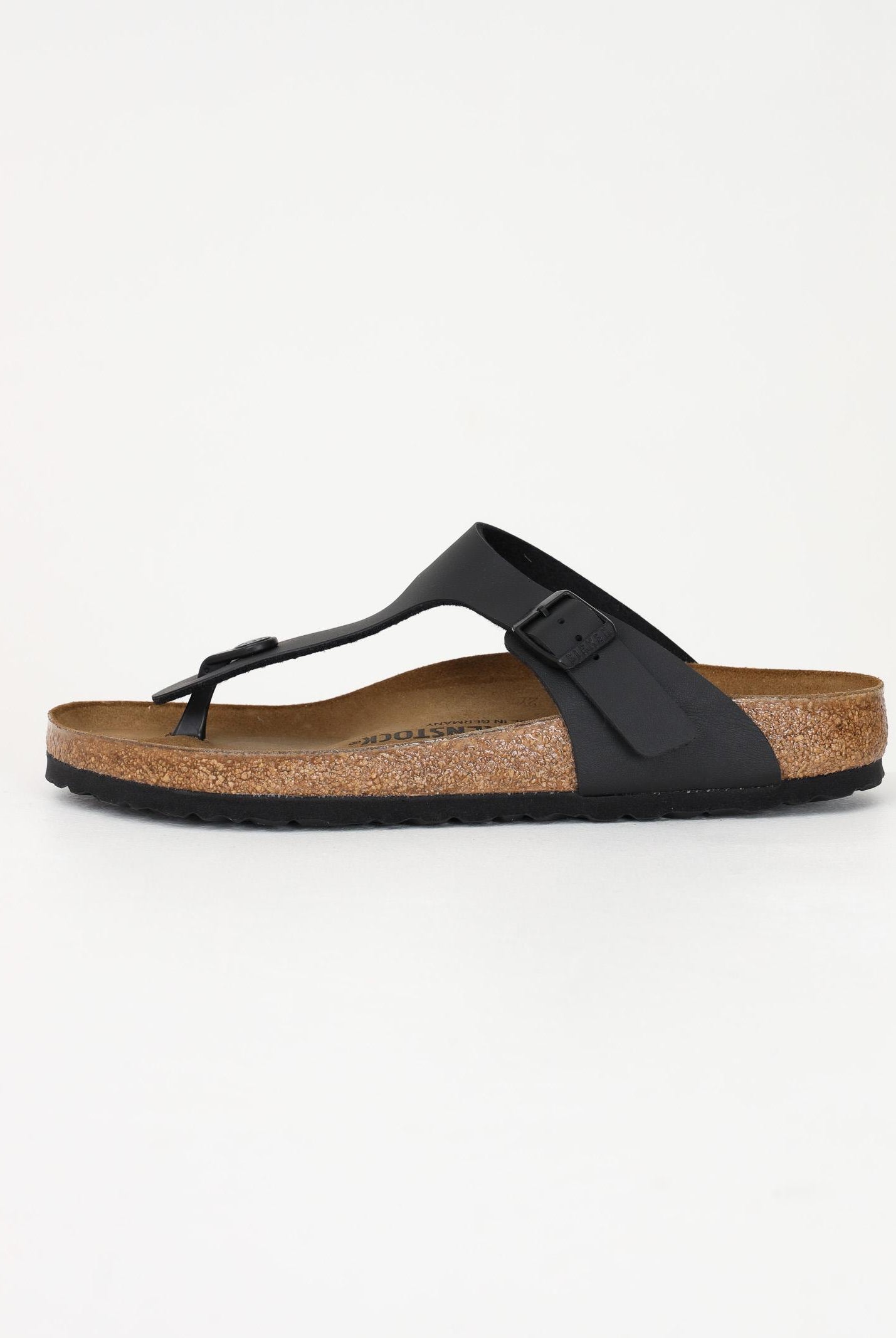 BIRKENSTOCK Infradito Gizeh nero per uomo e donna 043691 . BIRKENSTOCK