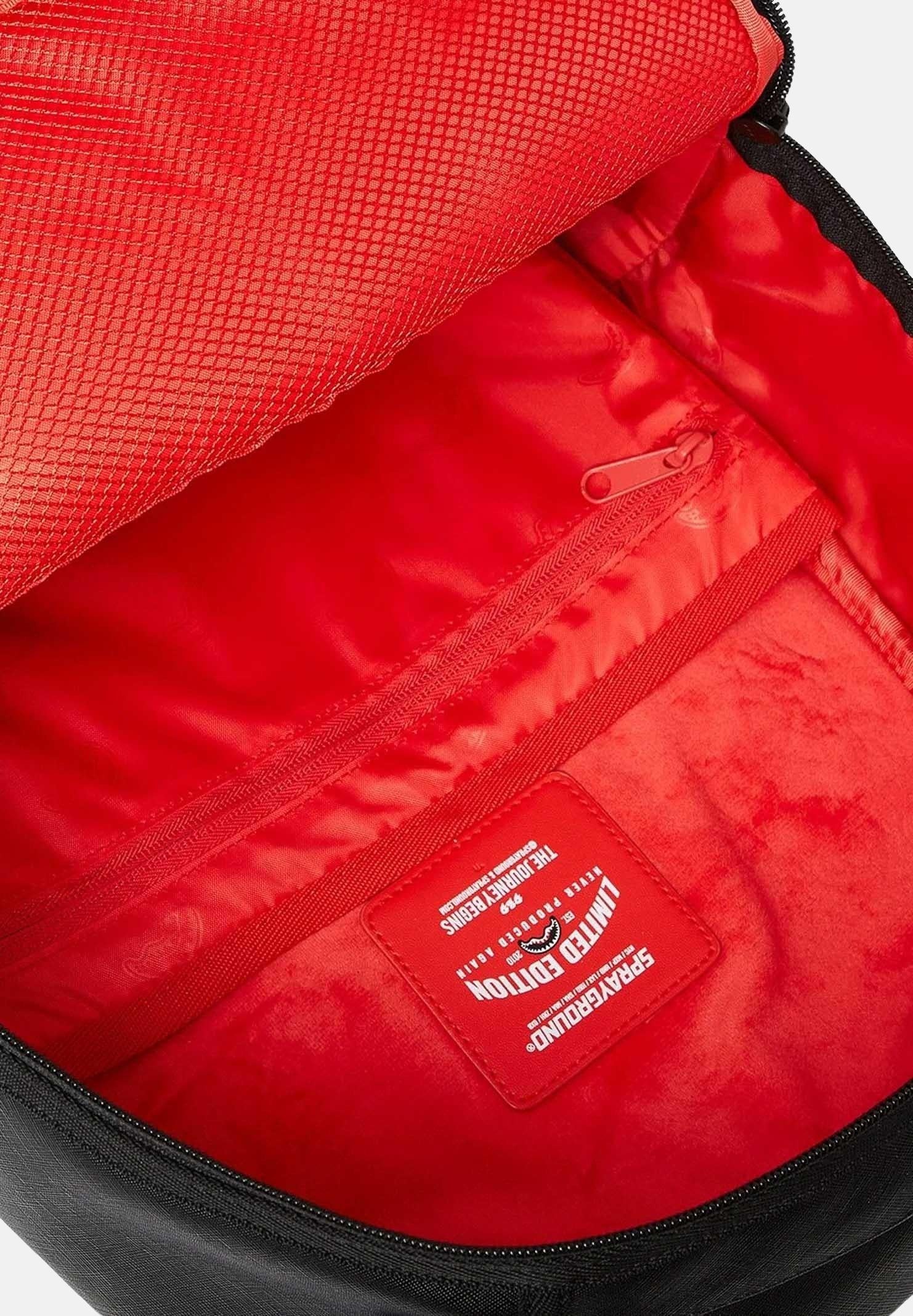 SPRAYGROUND Zaino SHARK CENTRAL BREAKUP CHECK SORBET GREY nero da donna 910B7635NSZ SPRAYGROUND