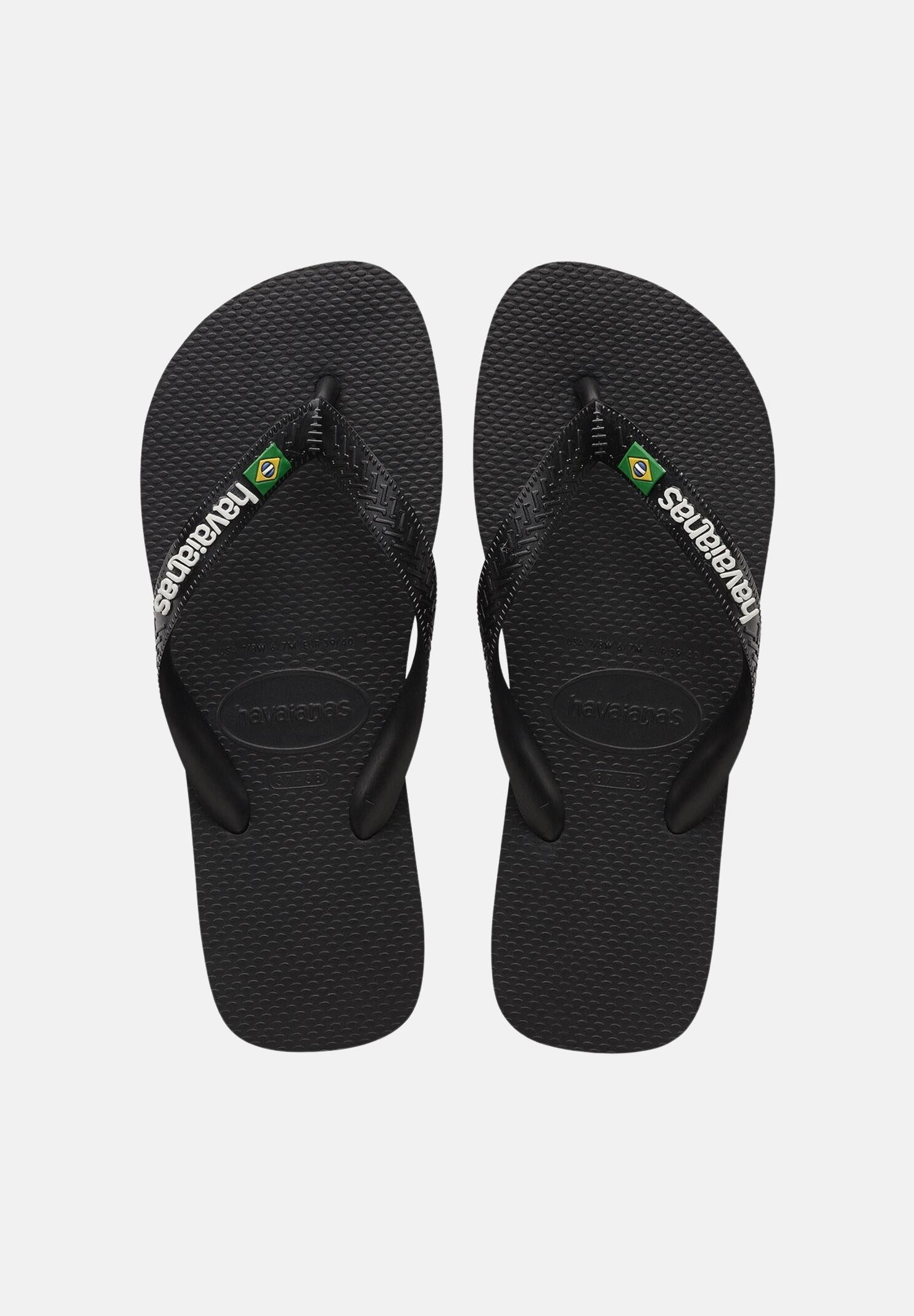 Infradito Brasil nero per uomo e donna 4110850 1069 HAVAIANAS