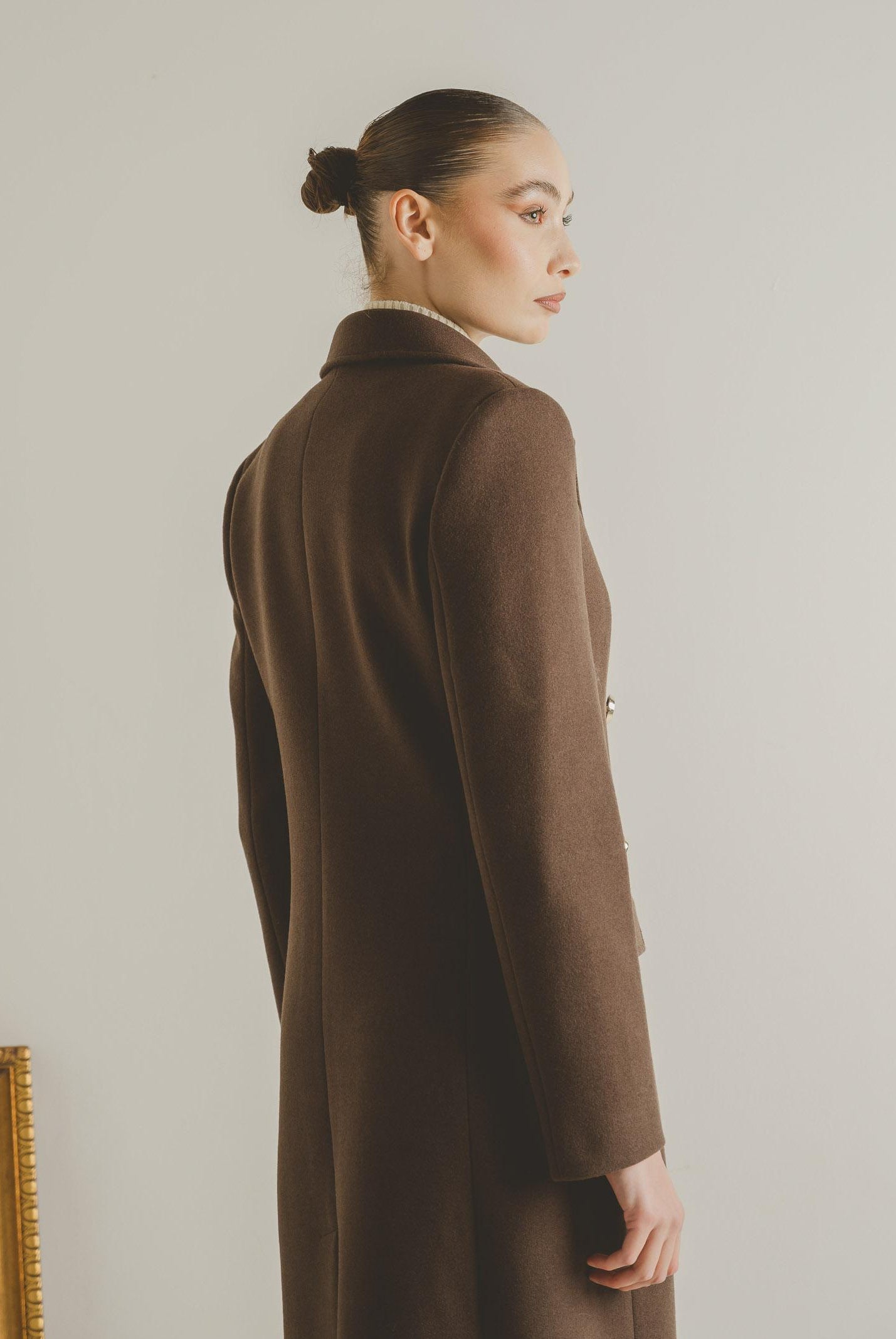 SANTAS Cappotto lungo ÉCLIPSE marrone da donna PV2623 MA SANTAS