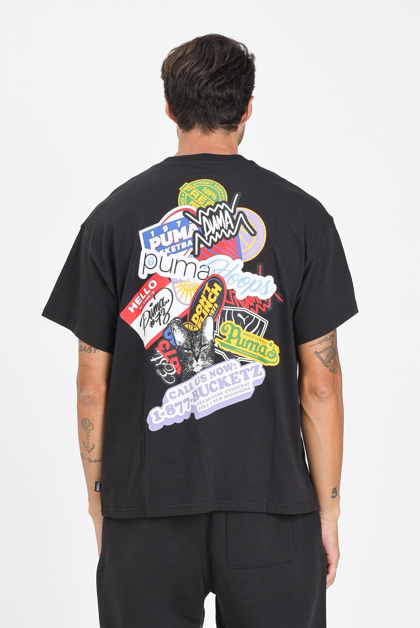 PUMA T-shirt a manica corta HooperHotline I nera da uomo 632835 02 PUMA