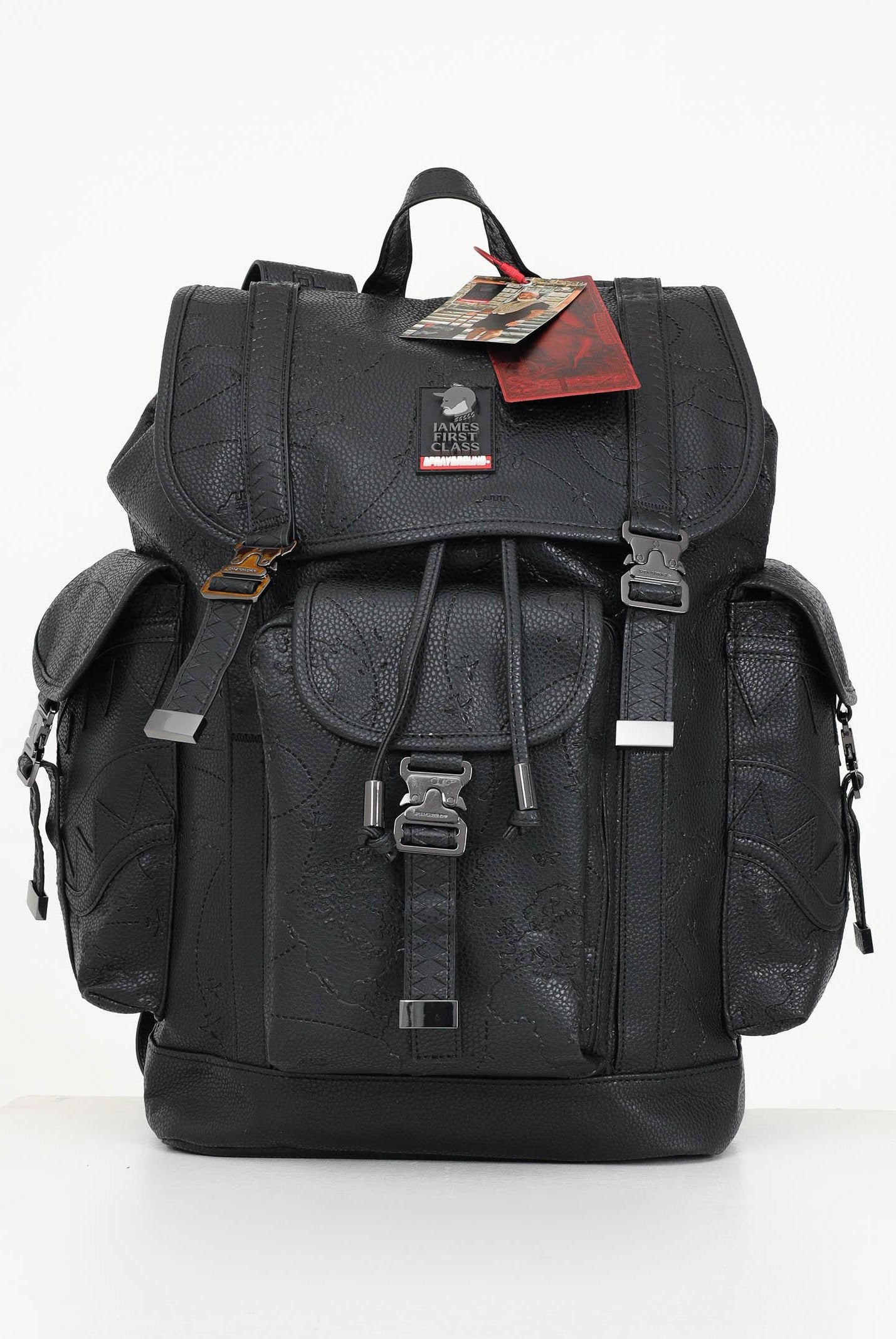 Zaino JAMES FIRST CLASS TYCOON TRAVELER MONTE CARLO nero per uomo e donna 910B6793NSZ . SPRAYGROUND