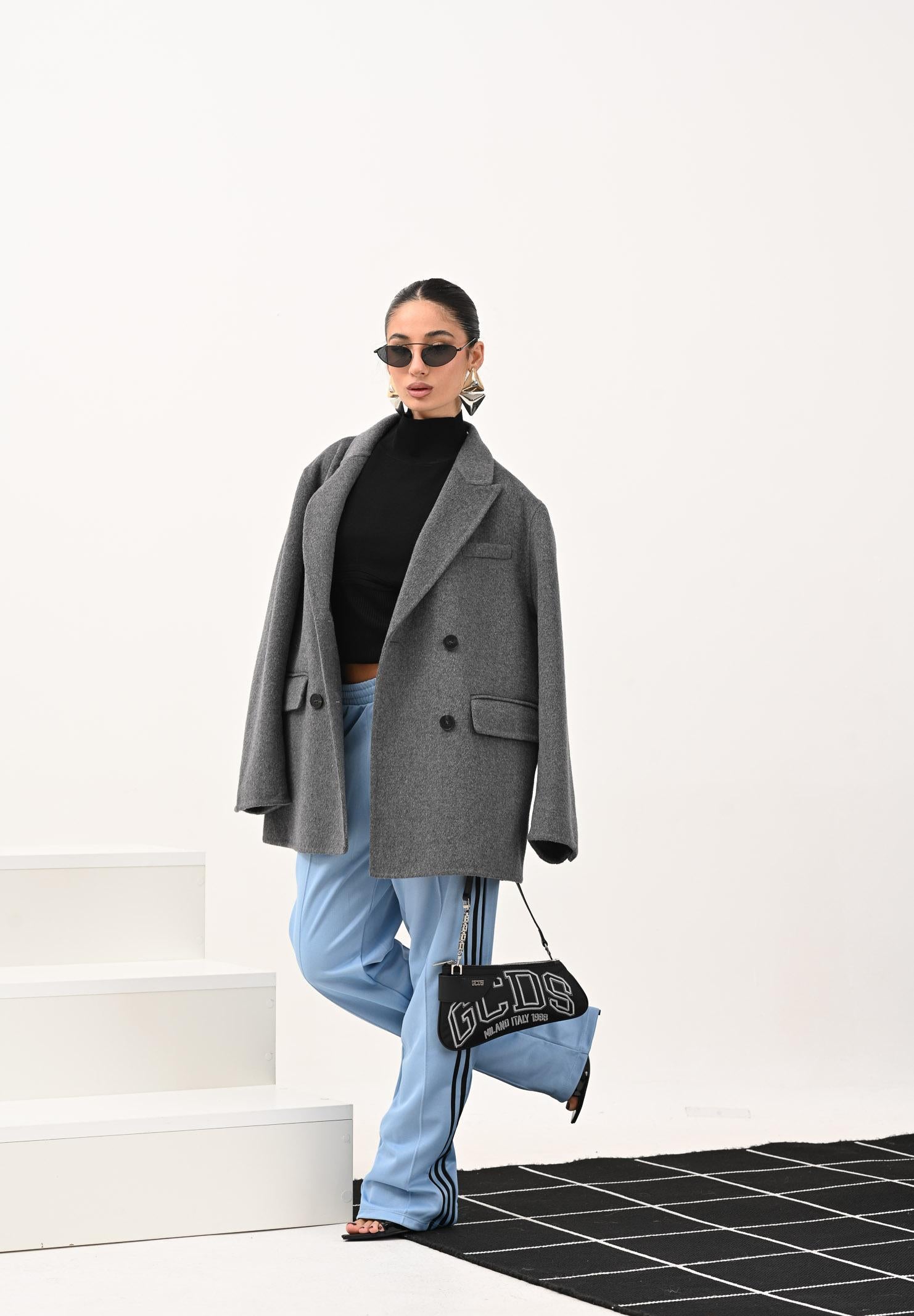 ADIDAS ORIGINALS Pantalone sportivo Beckenbauer azzzurro da donna JV7393 ADIDAS ORIGINALS