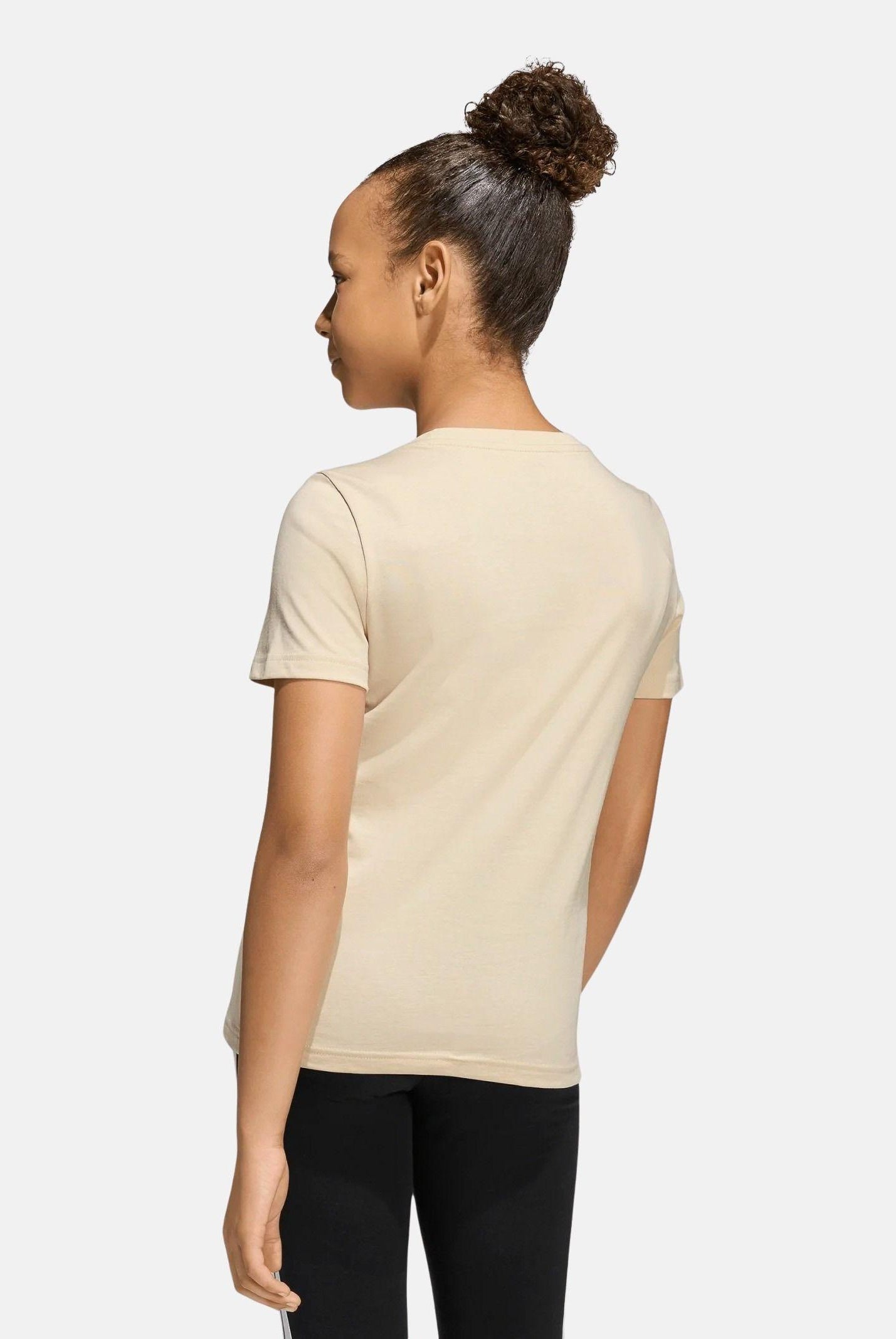 ADIDAS PERFORMANCE T-shirt a manica corta ANIMAL PRINT beige da bambina KG0103 . ADIDAS PERFORMANCE