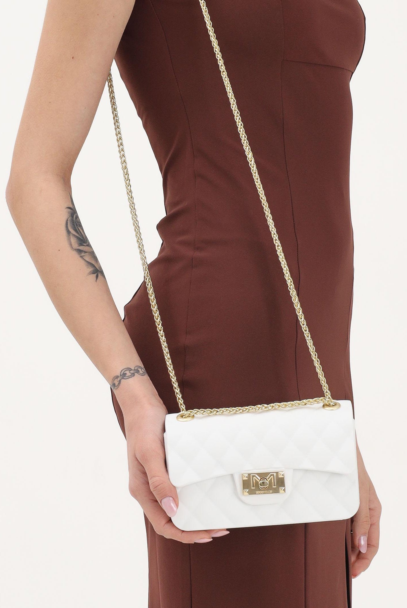 MARC ELLIS Borsa a tracolla Flat Falcon XS bianca da donna FLAT-FALCON-XS MIMAGO MARC ELLIS