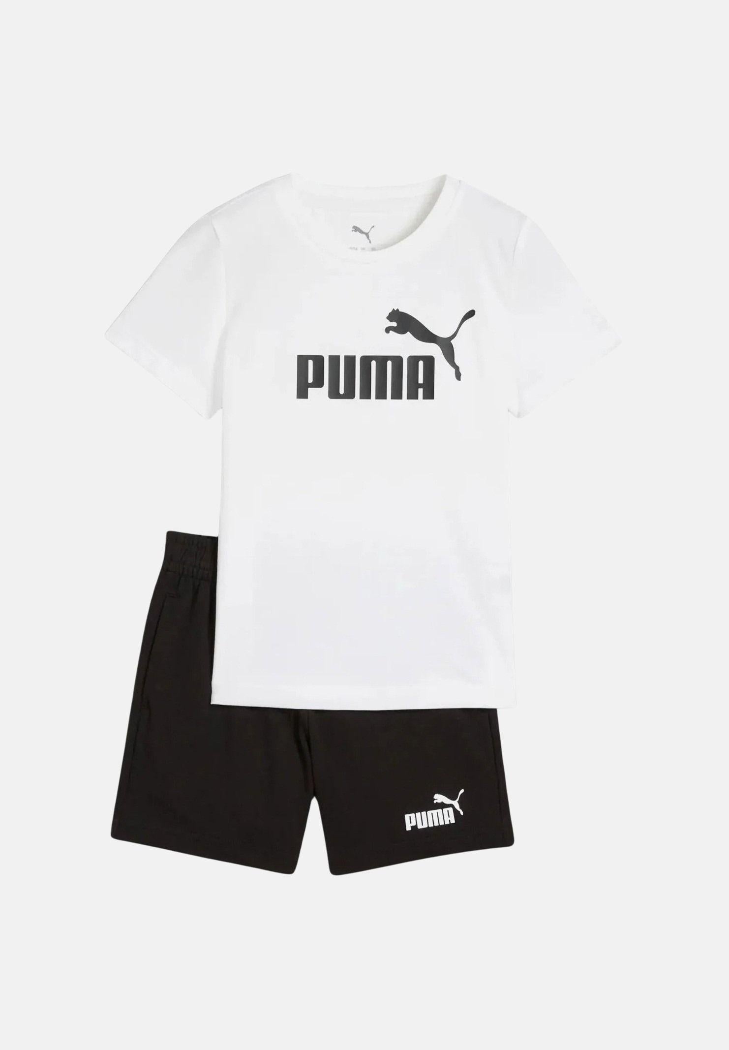PUMA Completino Essentials bianco e nero per bambino e bambina 685240 02 PUMA