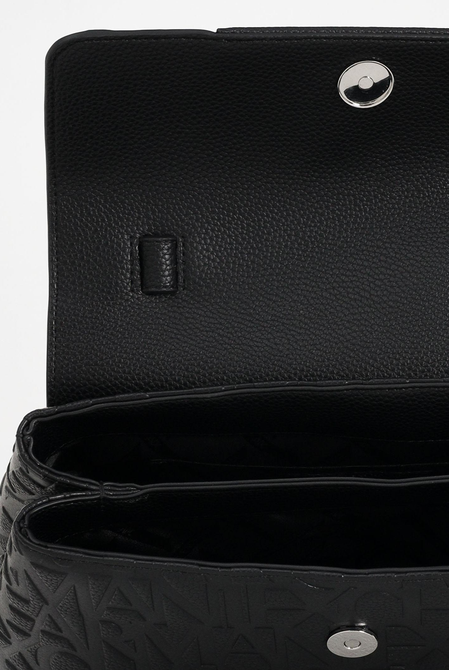 ARMANI EXCHANGE Borsa a mano nera da donna con logo all-over XW001223AF15774 UC001 ARMANI EXCHANGE