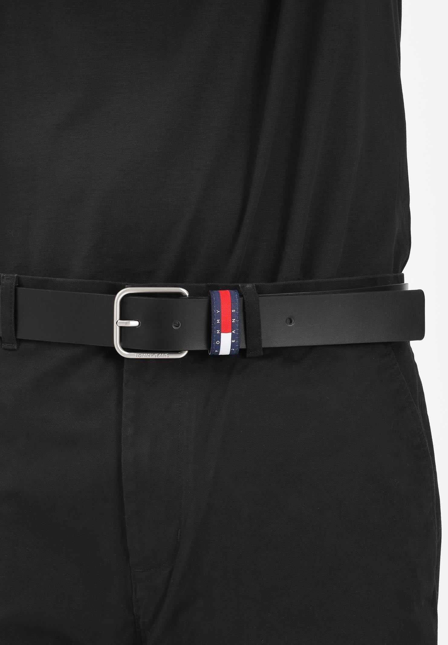 TOMMY JEANS Cintura Ryan nera da uomo AM0AM13688 BDS TOMMY JEANS