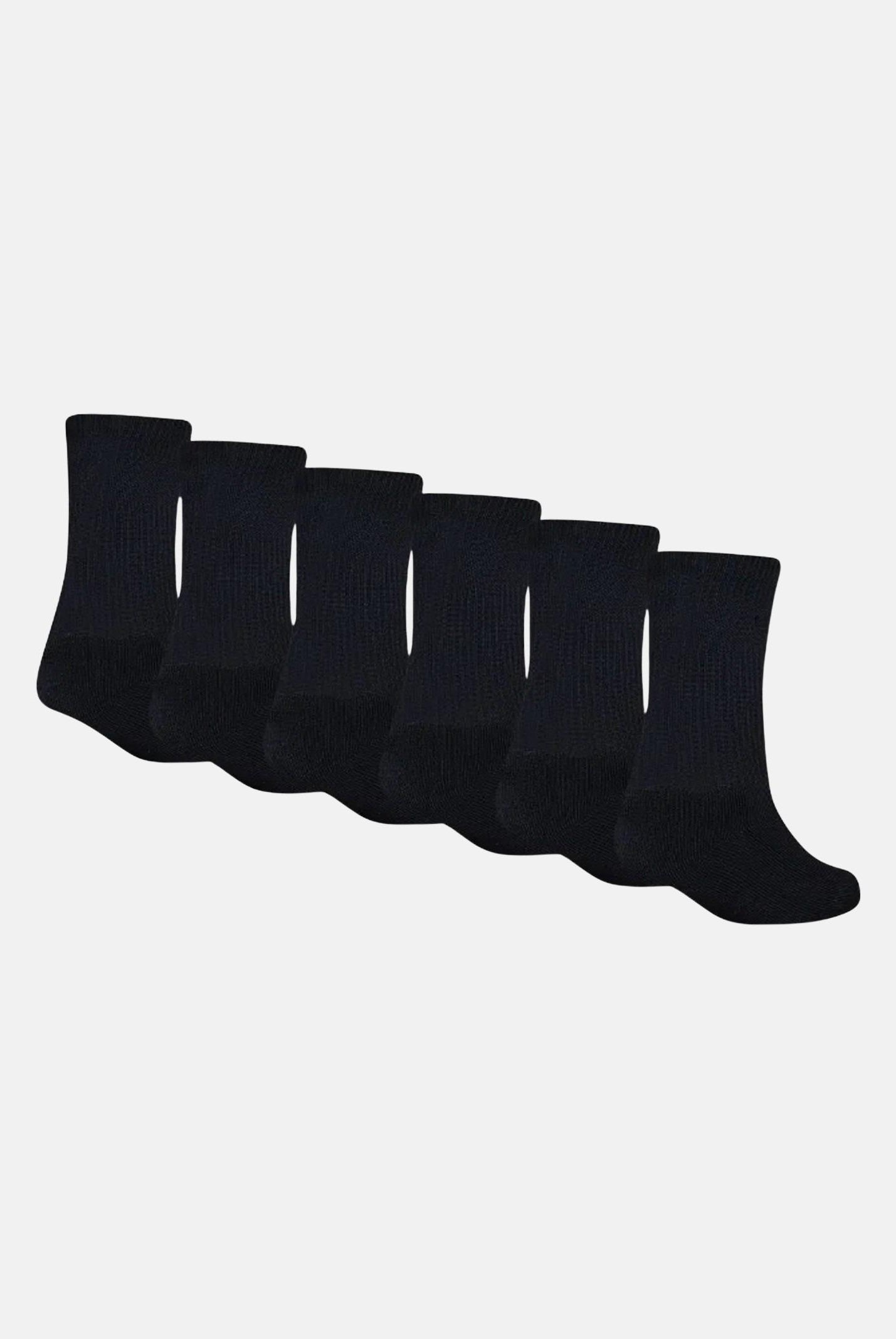 JORDAN Calzini (6paia) EVERYDAY ESSENTIALS neri per bambino e bambina BJ0583 023 JORDAN