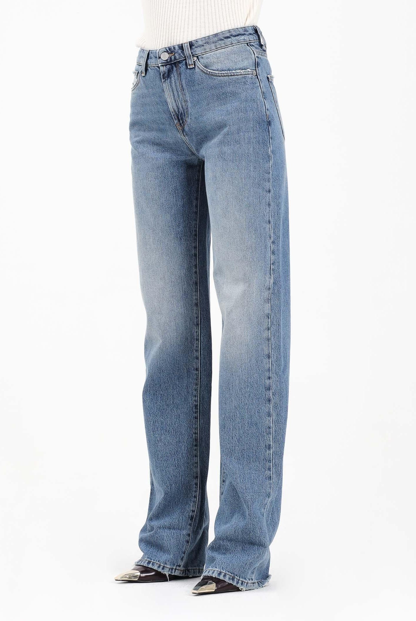 VICOLO Jeans Alex in denim chiaro da donna DF5032 VU VICOLO