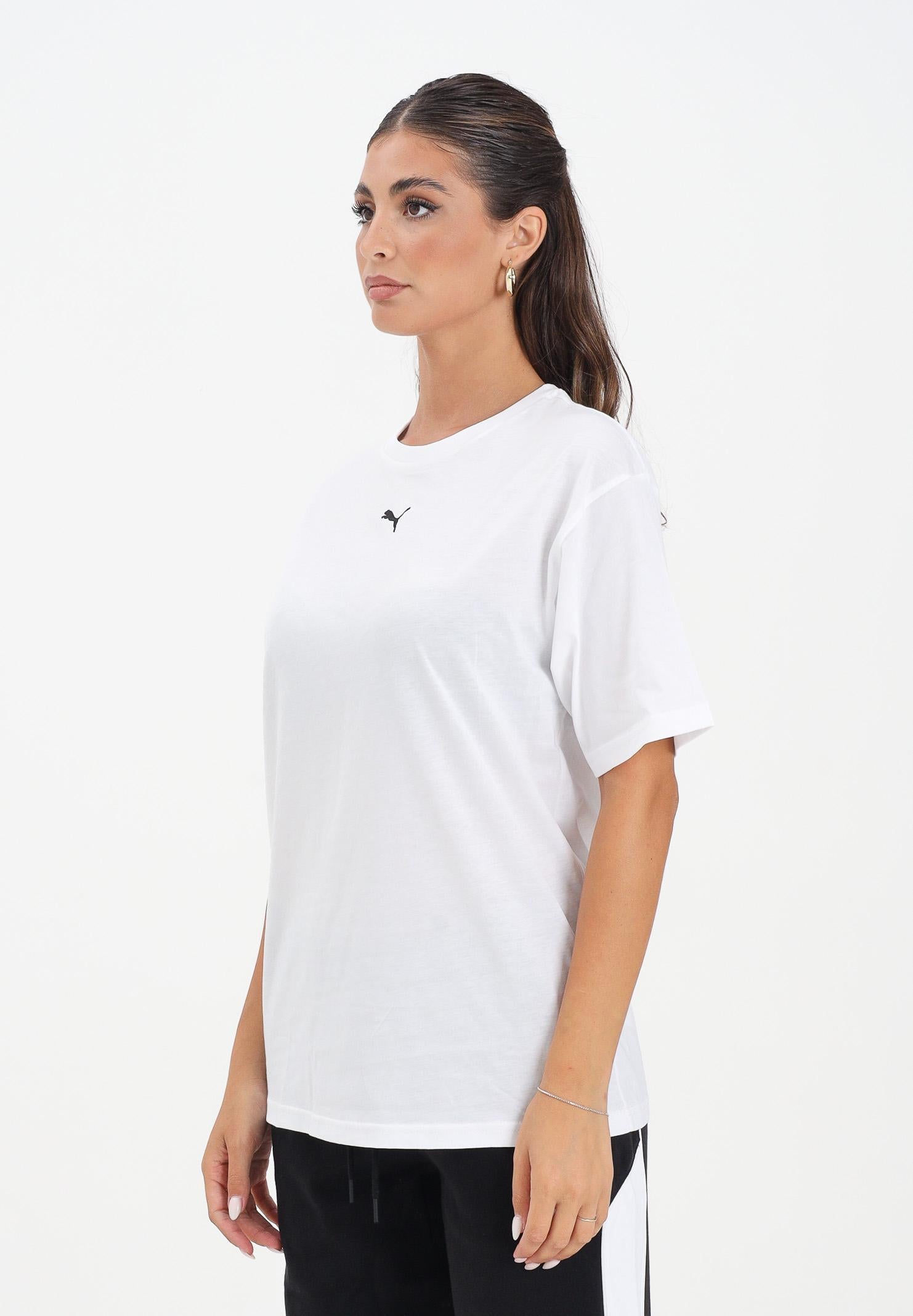 PUMA T-shirt a manica corta ESS Relaxed bianca da donna 684971 02 PUMA