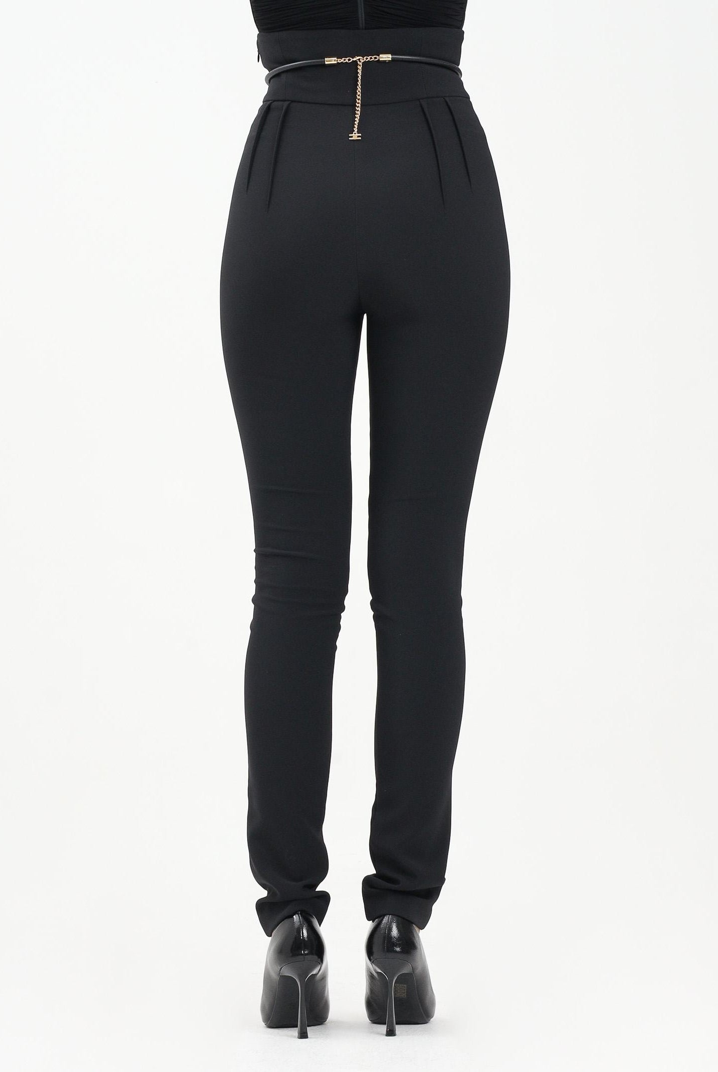 ELISABETTA FRANCHI Pantalone elegante nero da donna PA13457E2 110 ELISABETTA FRANCHI