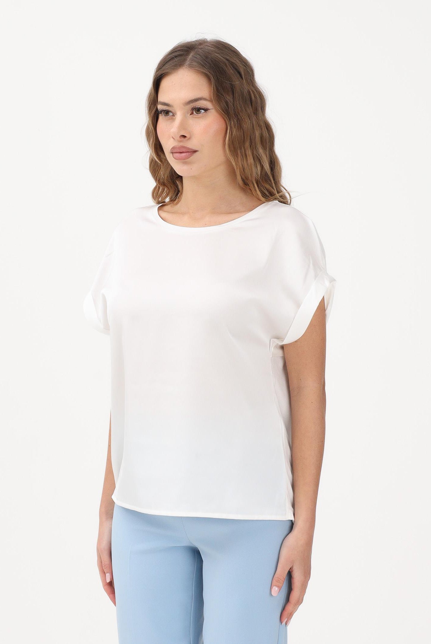 ONLY Blusa a manica corta bianca da donna 15303413 SNWH ONLY