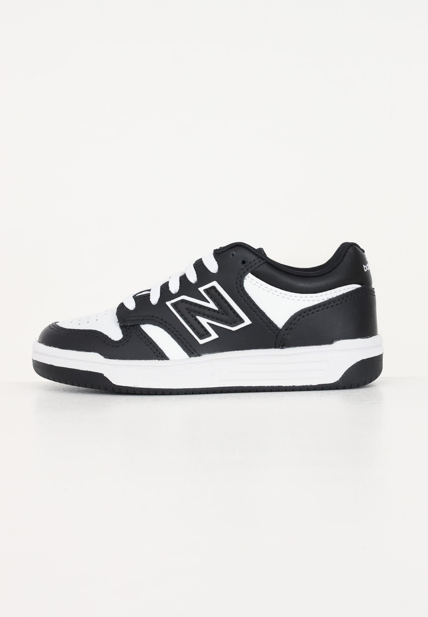 NEW BALANCE Sneakers 480 bianche e nere per bambino e bambina PSB480BW NEW BALANCE
