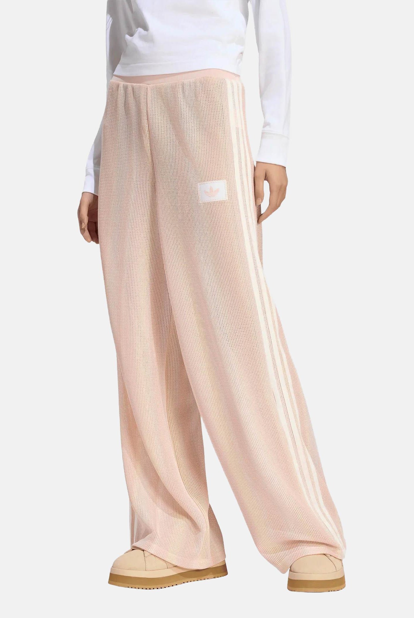ADIDAS ORIGINALS Pantalone sportivo SUMMER GLOW KNITTED FIREBIRD rosa da donna KY2037 . ADIDAS ORIGINALS