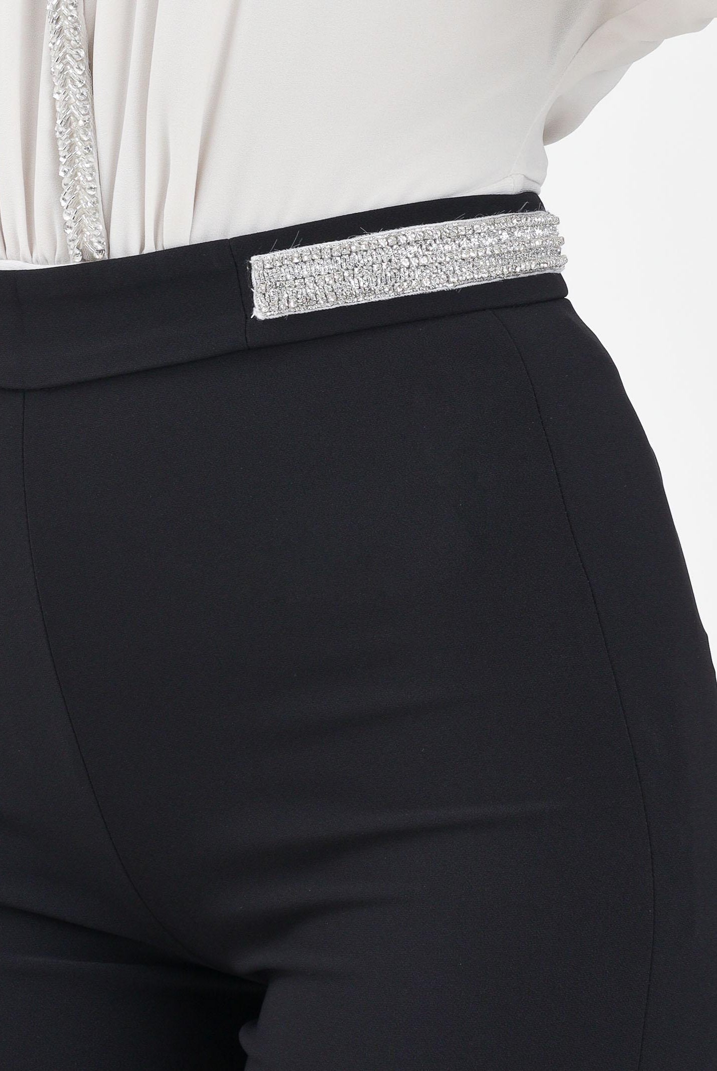 ALMA SANCHEZ Pantalone Pasia nero da donna AS2526039TC 999 ALMA SANCHEZ