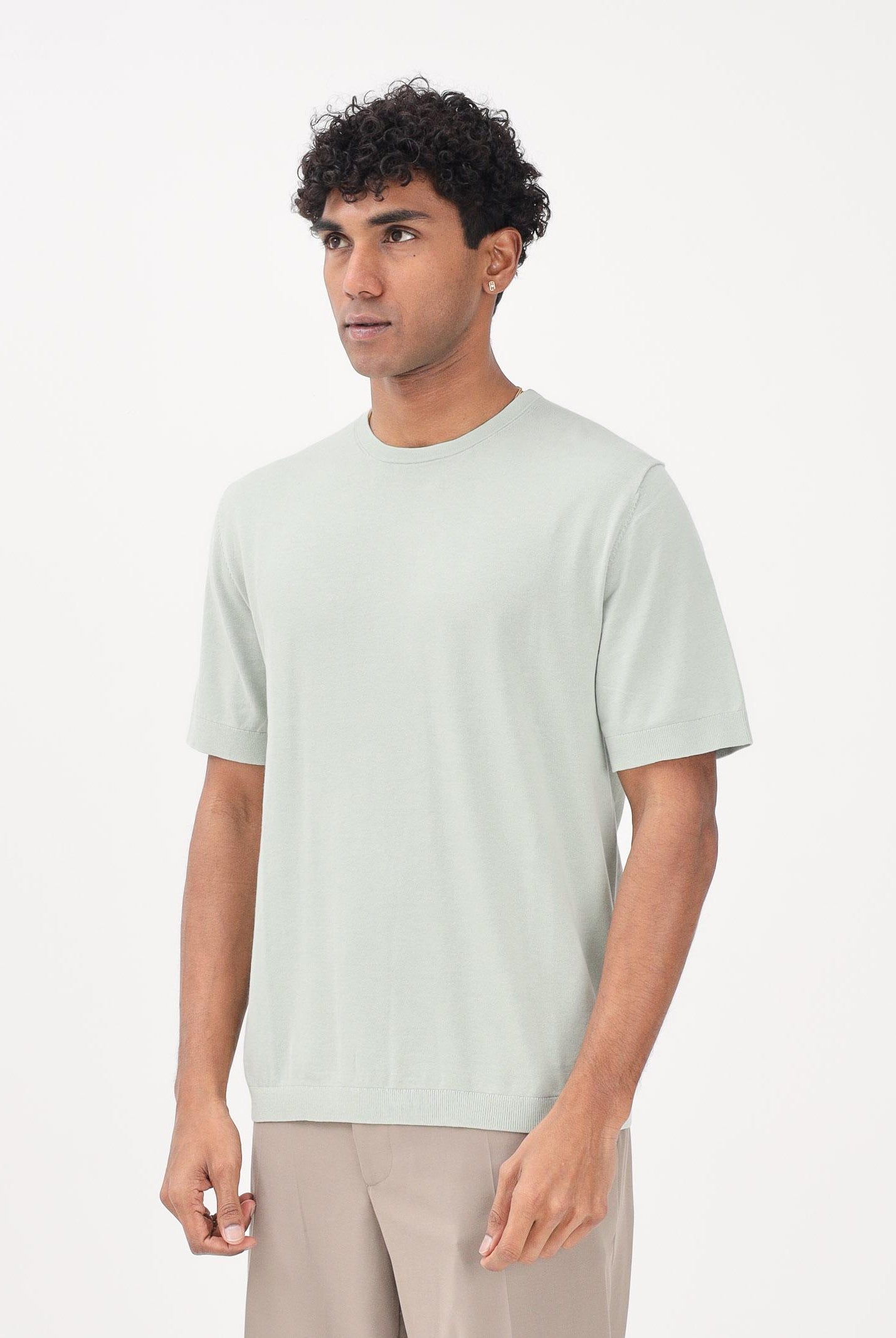 SELECTED HOMME Maglia a manica corta verde acqua da uomo 16099828 AQGR SELECTED HOMME