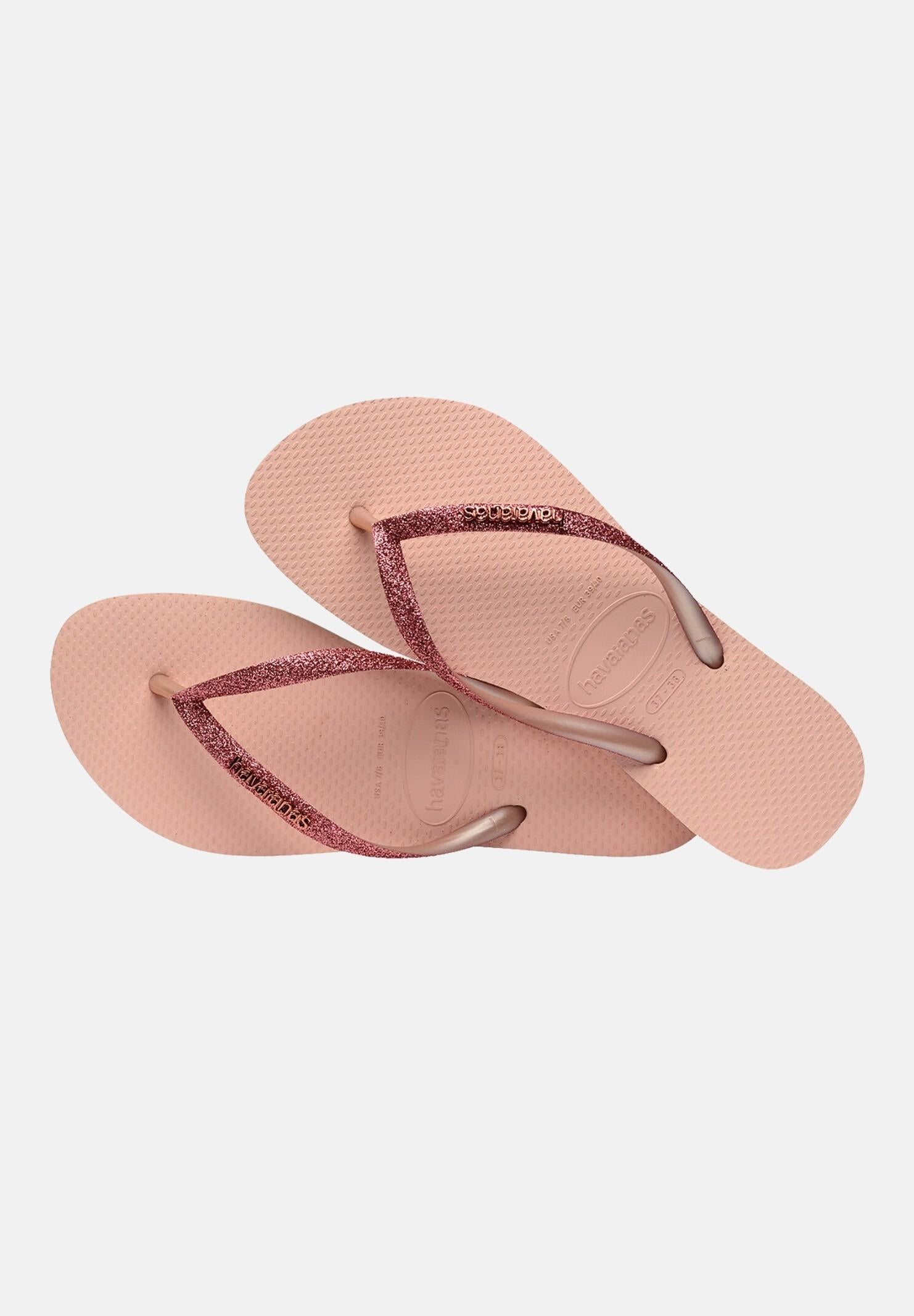 HAVAIANAS Infradito Havaianas Slim Glitter II rosa da donna 4146975 9898 HAVAIANAS