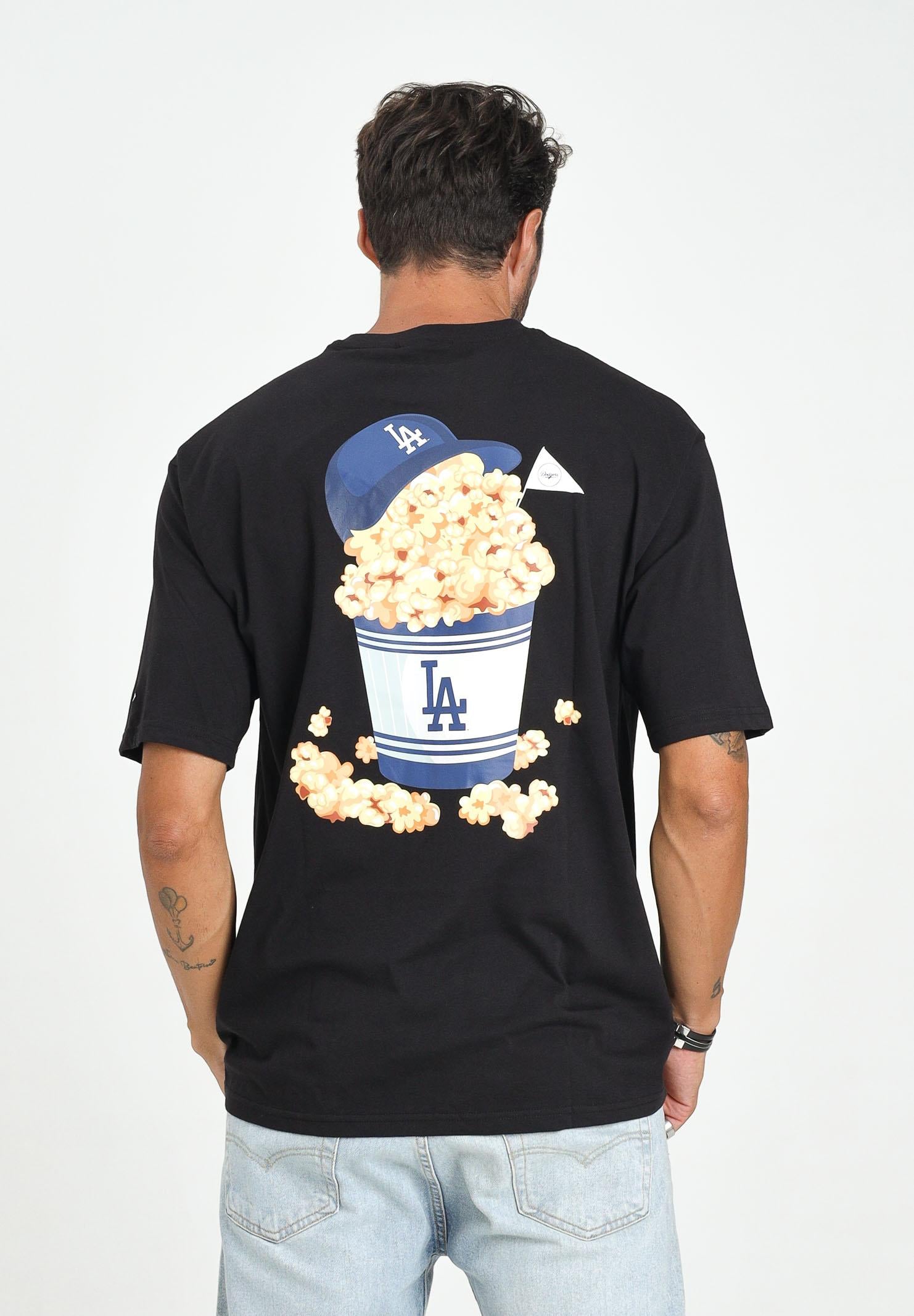 NEW ERA T-shirt a manica corta Oversized LA Dodgers MLB Food Graphic nera da uomo 60684280 . NEW ERA